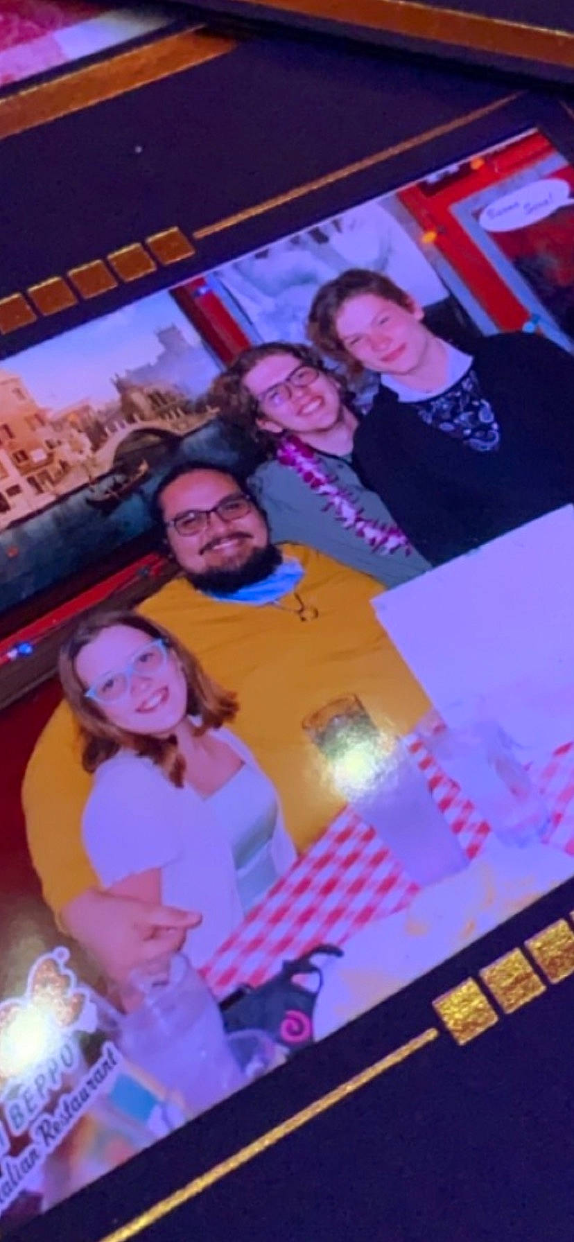 Ayla joined the competition — help win amazing prizes! beard, electronic_device, entertainment, event, fashion, font, fun, happy, interaction, joy, leisure, magenta, orange, person, photograph, pink, purple, smile, snapshot, t_shirt