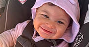 Ezmay is registered to the contest to win money with this photo: baby, baseballcap, bonnet, cap, car, clothing, coat, face, glove, happy, hat, head, hood, jacket, person, photography, portrait, smile, transportation, vehicle