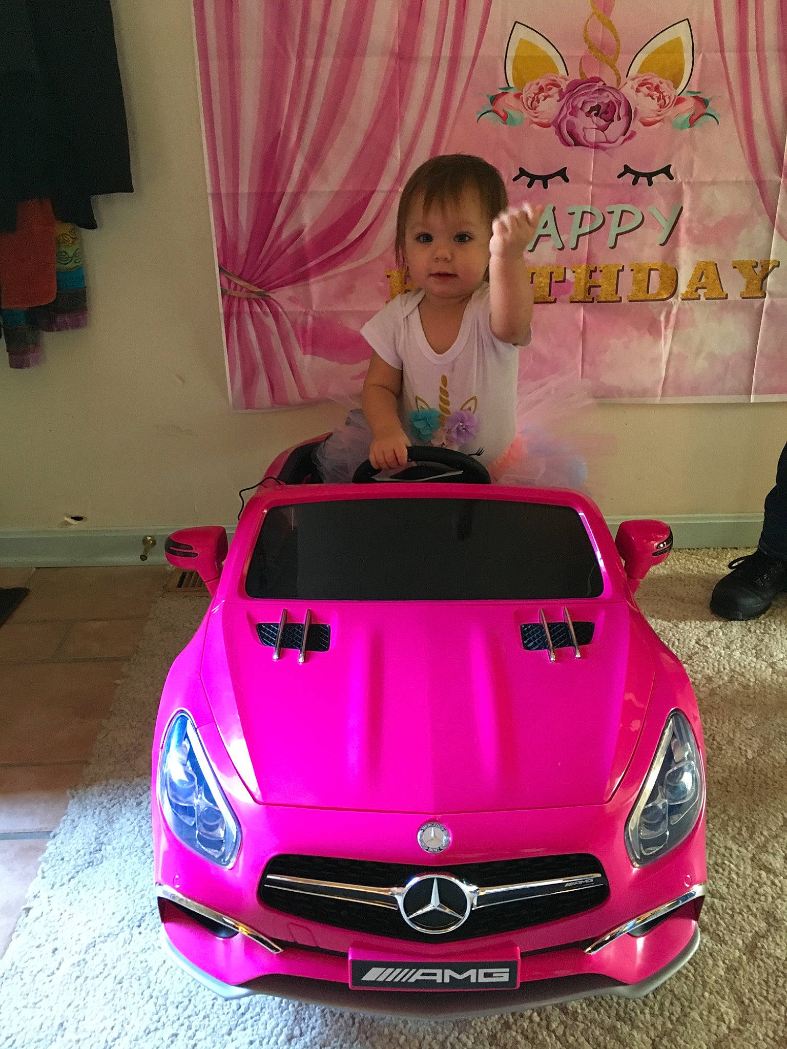 Lilyann joined the competition — help win amazing prizes! auto_show, automotive_design, automotive_exterior, automotive_tire, beauty, bumper, car, custom_car, headlamp, hood, luxury_vehicle, motor_vehicle, performance_car, person, personal_luxury_car, pink, product, red, tire, vehicle