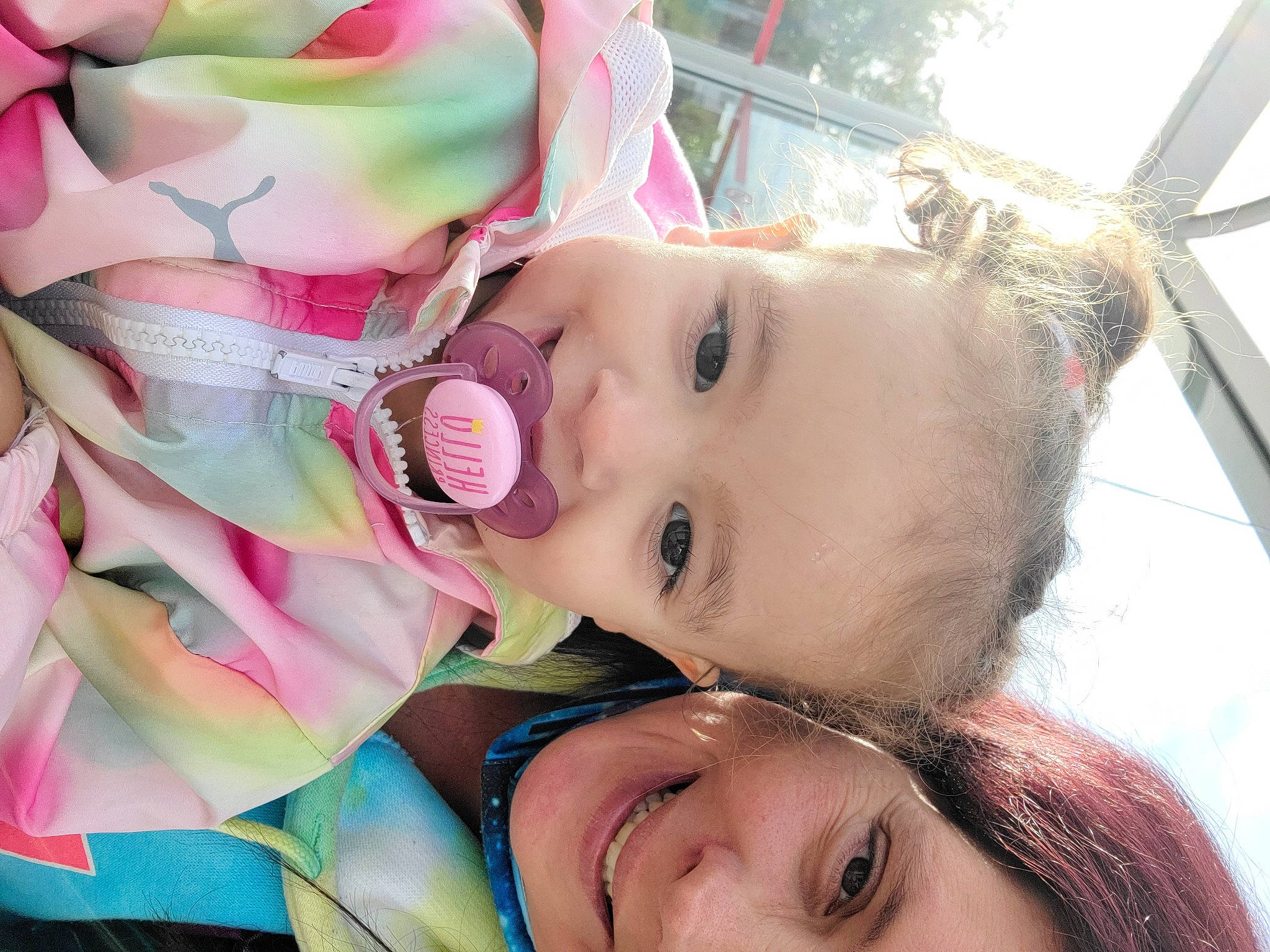 Taïna participe au concours pour gagner de l'argent avec cette photo : cheek, chin, dress, ear, eyebrow, eyelash, face, green, happy, iris, lip, mouth, neck, nose, person, pink, plant, skin, smile, tree