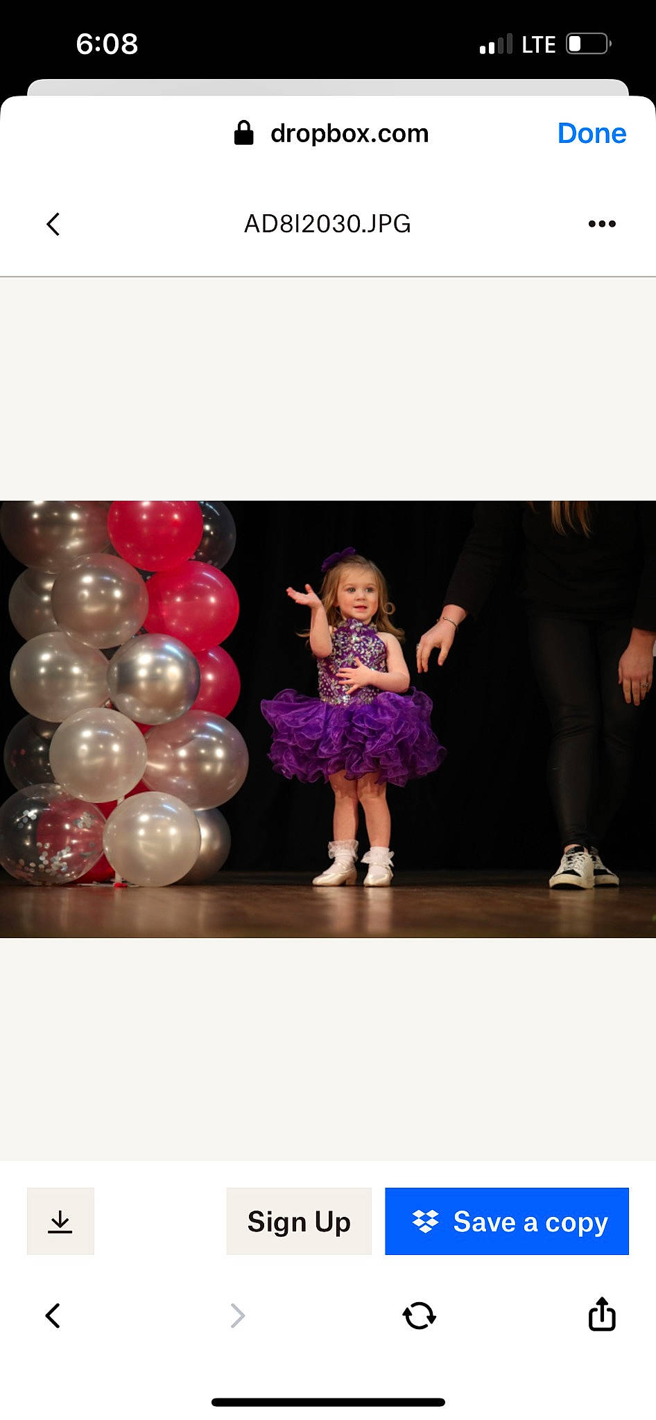 Kyleigh is registered to the contest to win money with this photo: balloon, child, dress, event, fashion, fashion_design, font, formal_wear, fun, happy, magenta, party_supply, pattern, people, person, pink, sleeve, smile, standing, stock_photography