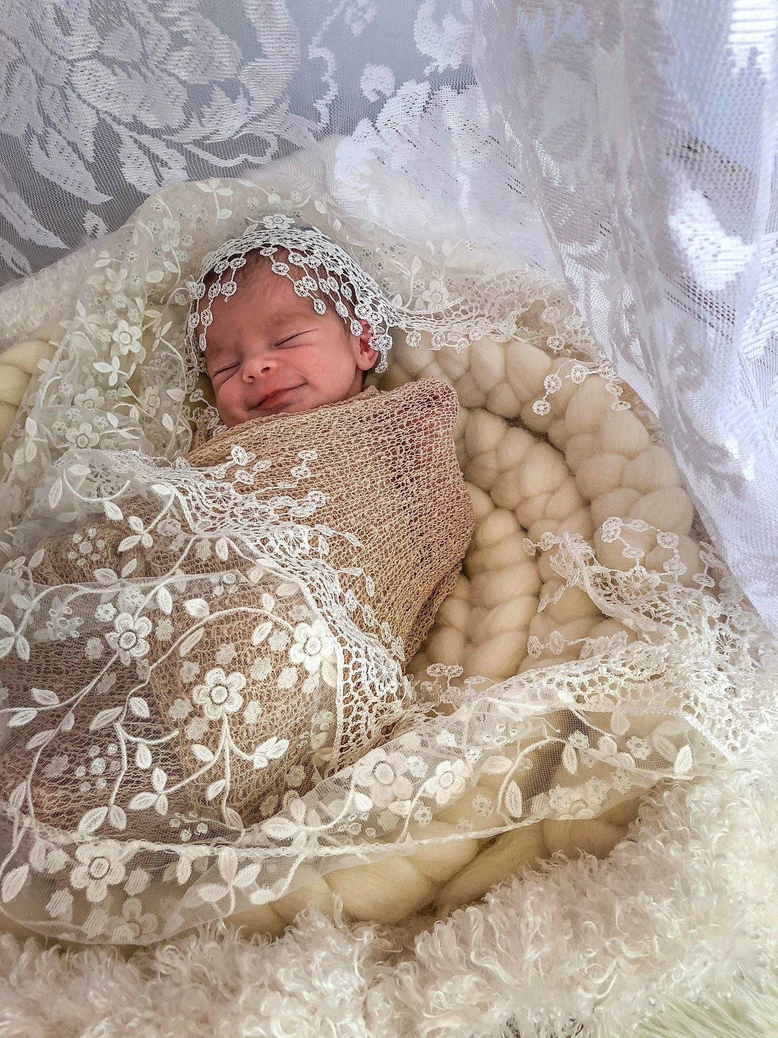 Kairi joined the competition — help win amazing prizes! baby, bridal_accessory, child, dress, embellishment, fur, lace, person, photograph, photography, textile
