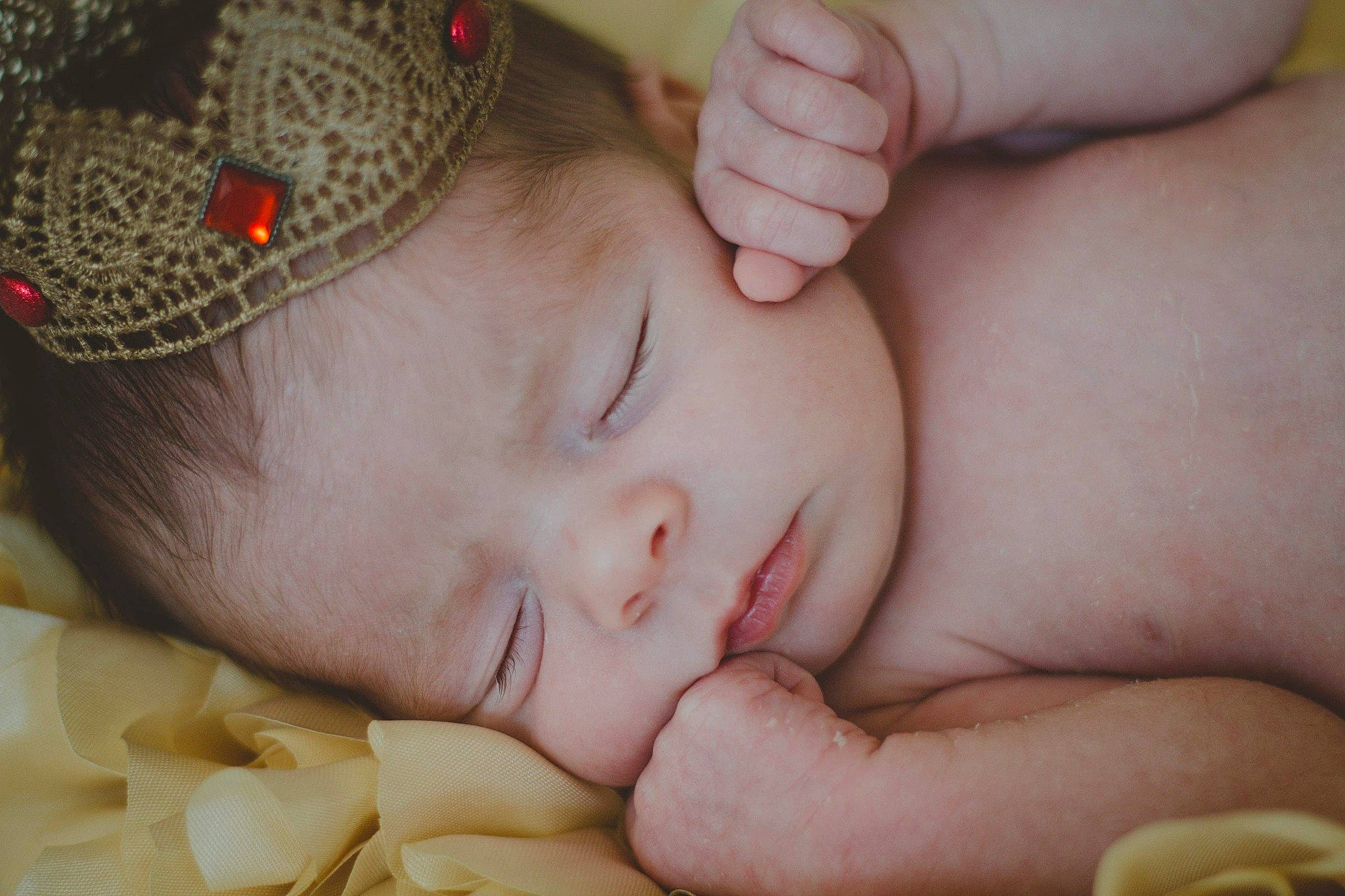 Kairi joined the competition — help win amazing prizes! baby, birth, cheek, child, close_up, ear, eye, face, finger, forehead, hair_accessory, hand, headgear, lip, mouth, nap, nose, person, skin, sleep
