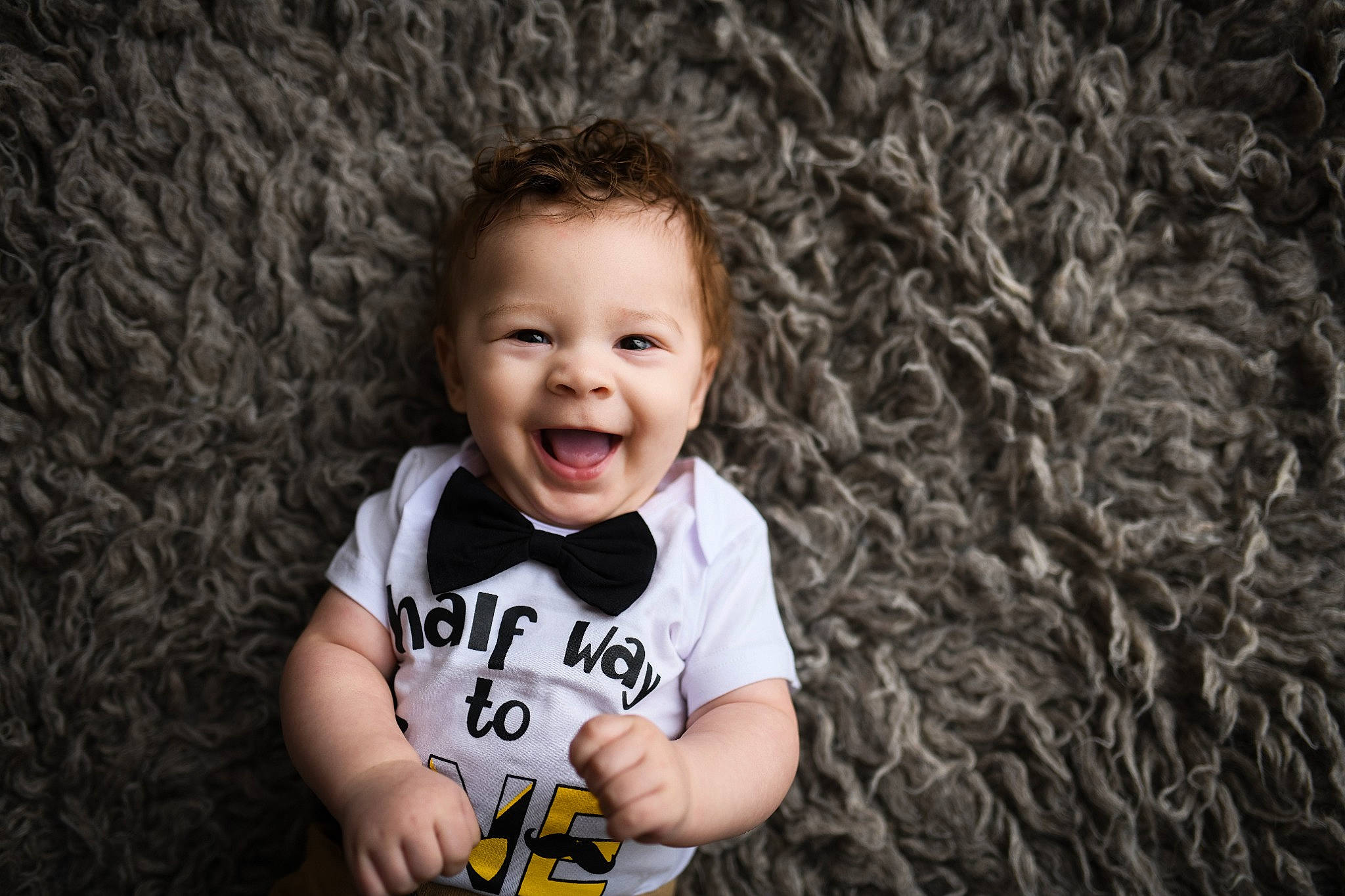 Davion joined the competition — help win amazing prizes! baby, baby_toddler_clothing, child, eye, facial_expression, flash_photography, grass, grey, hairstyle, happy, human, iris, joy, person, plant, sleeve, smile, standing, t_shirt, textile