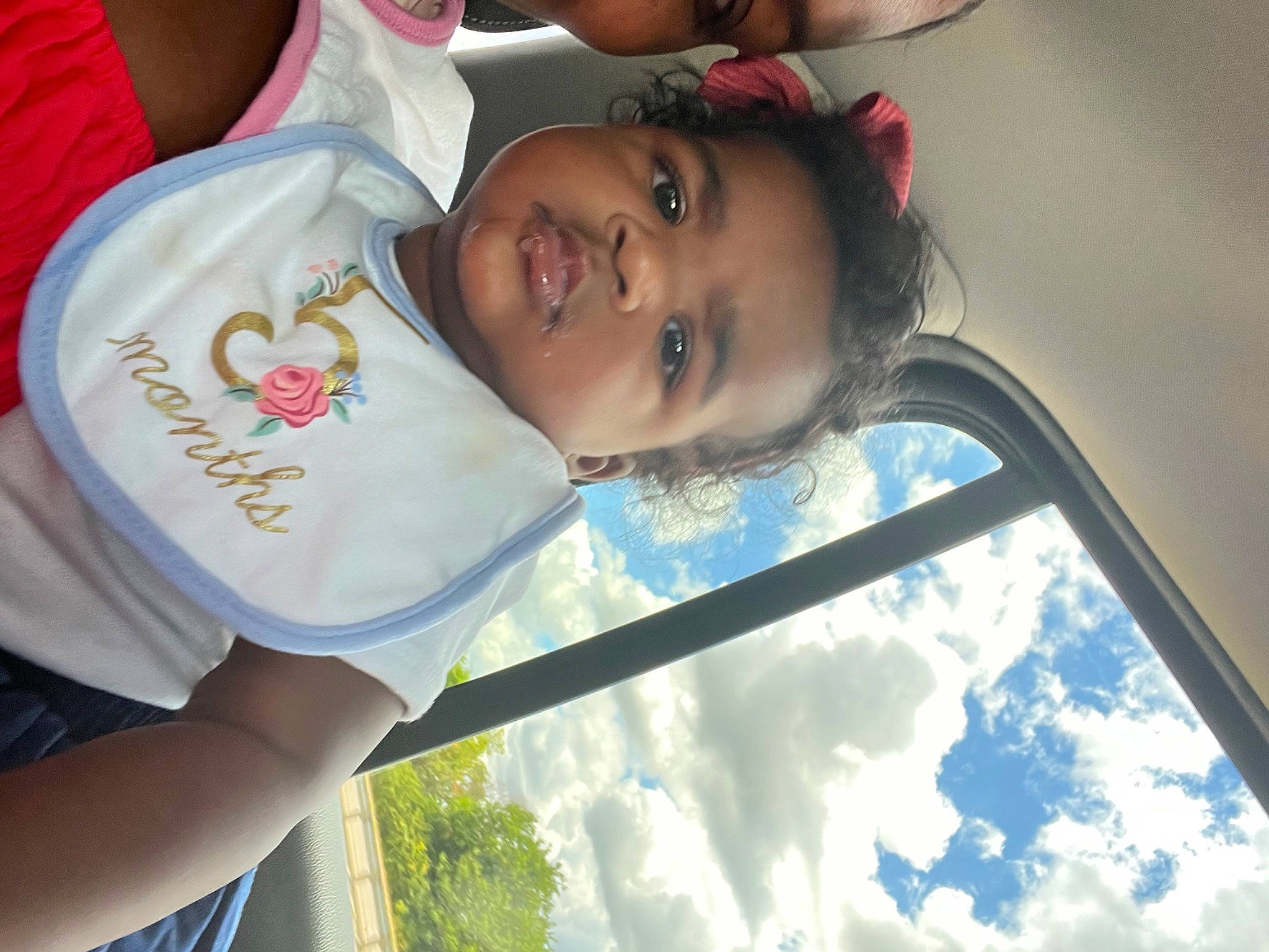 Emme joined the competition — help win amazing prizes! cloud, eye, face, happy, leisure, light, lip, mouth, nose, organ, person, photograph, skin, sky, smile, summer, tints_and_shades, toddler, tree, white