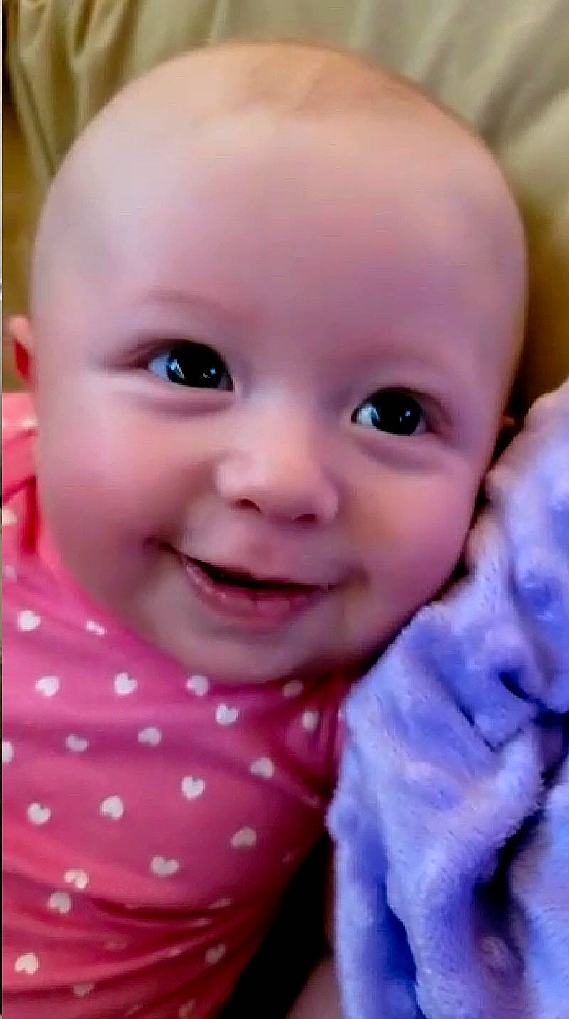 Chelsie joined the competition — help win amazing prizes! baby, beauty, cheek, child, chin, close_up, eye, eyebrow, face, facial_expression, forehead, head, iris, joy, lip, mouth, nose, person, pink, skin