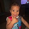 D Angelo joined the competition — help win amazing prizes! carpet, cartoon, child, clothing, curly_hair, cute, expression, face, furniture, happy, home, indoor, living_room, person, playful, smile, television, thumbs_up, toddler, young