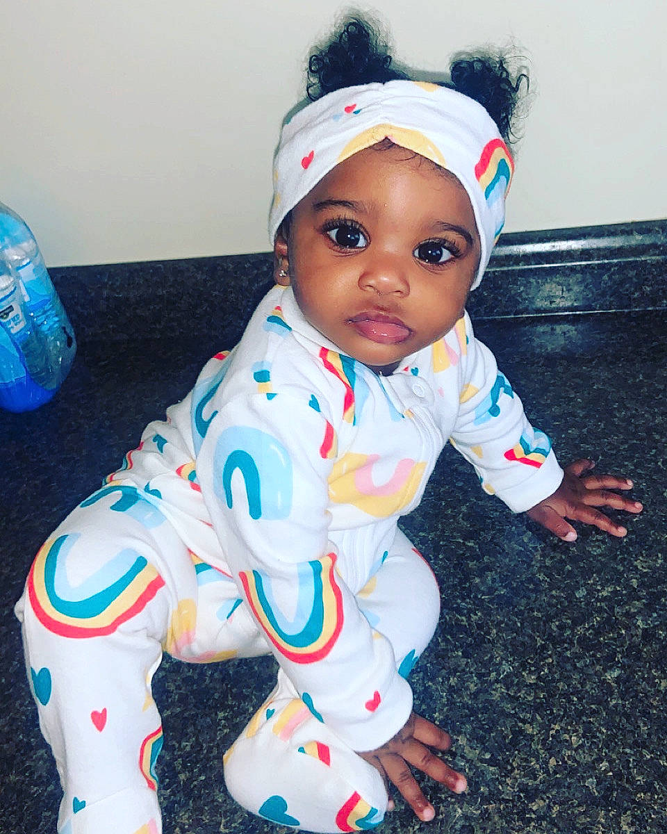 Zohara joined the competition — help win amazing prizes! baby, baby_toddler_clothing, blue, cap, cheek, child, cool, drinking_water, eye, face, flooring, fun, happy, headwear, nose, person, pink, plastic_bottle, sleeve, t_shirt