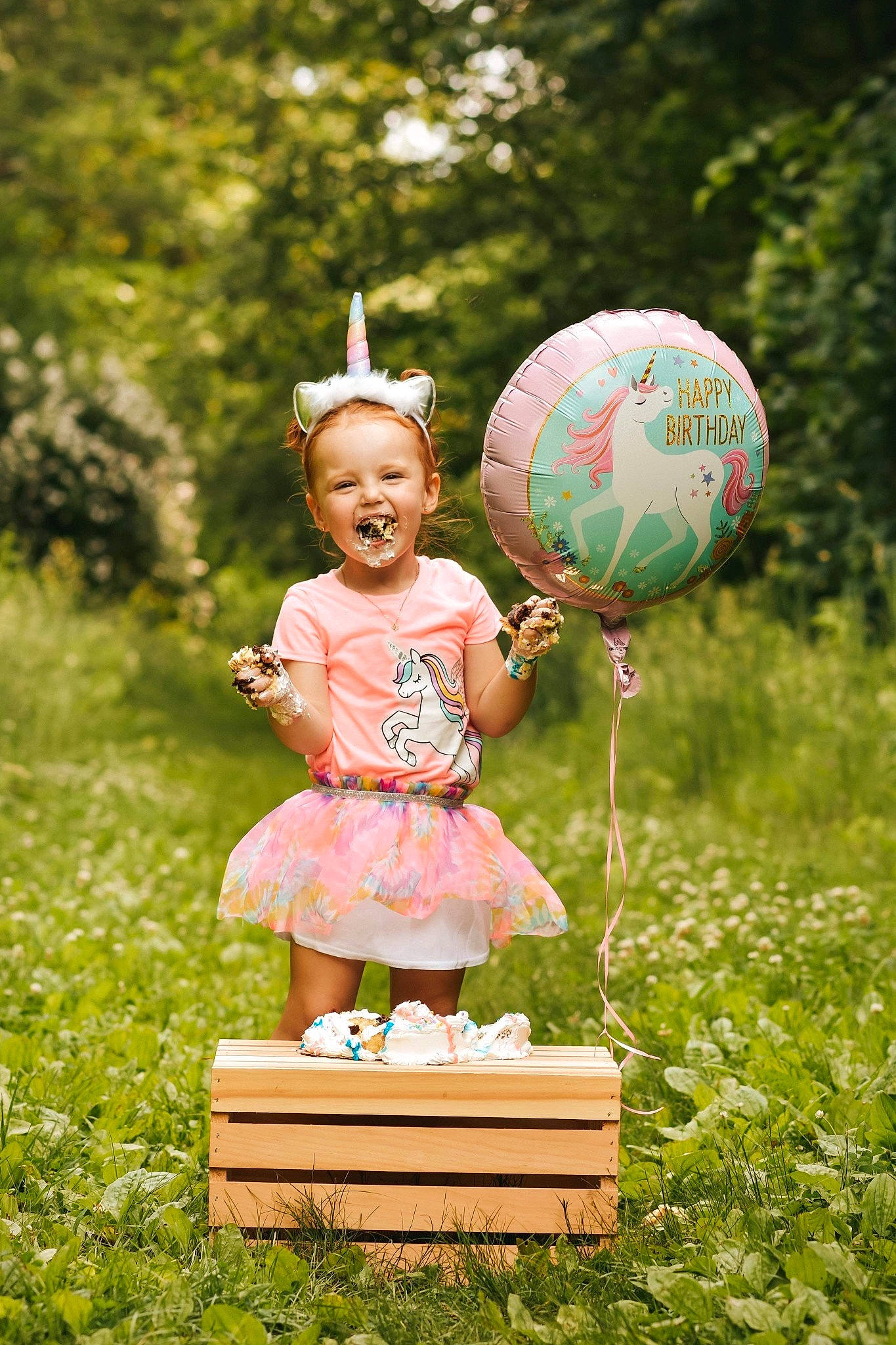 Remi joined the competition — help win amazing prizes! balloon, botany, dress, fun, grass, happy, head, leaf, leisure, natural_environment, nature, people_in_nature, person, photograph, pink, plant, smile, summer, sunlight, tree