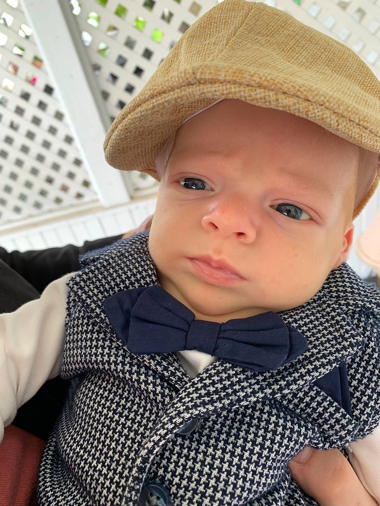Kellan joined the competition — help win amazing prizes! baby, cheek, child, child_model, clothing, design, face, fashion_accessory, hat, head, headgear, outerwear, pattern, person, skin, sun_hat, toddler