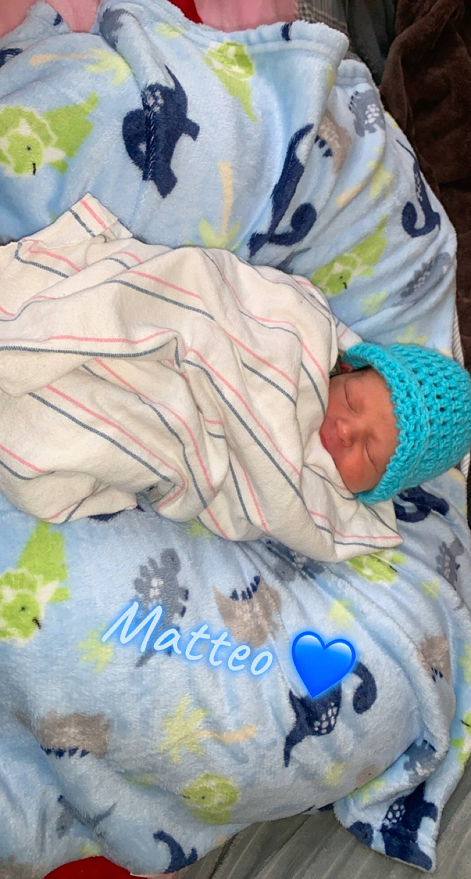 Matteo is registered to the contest to win money with this photo: baby, baby_products, baby_sleeping, baby_toddler_clothing, bed_sheet, bedding, bedtime, blanket, child, comfort, font, headwear, infant_bodysuit, linens, nap, pattern, person, room, sleep, sleeve