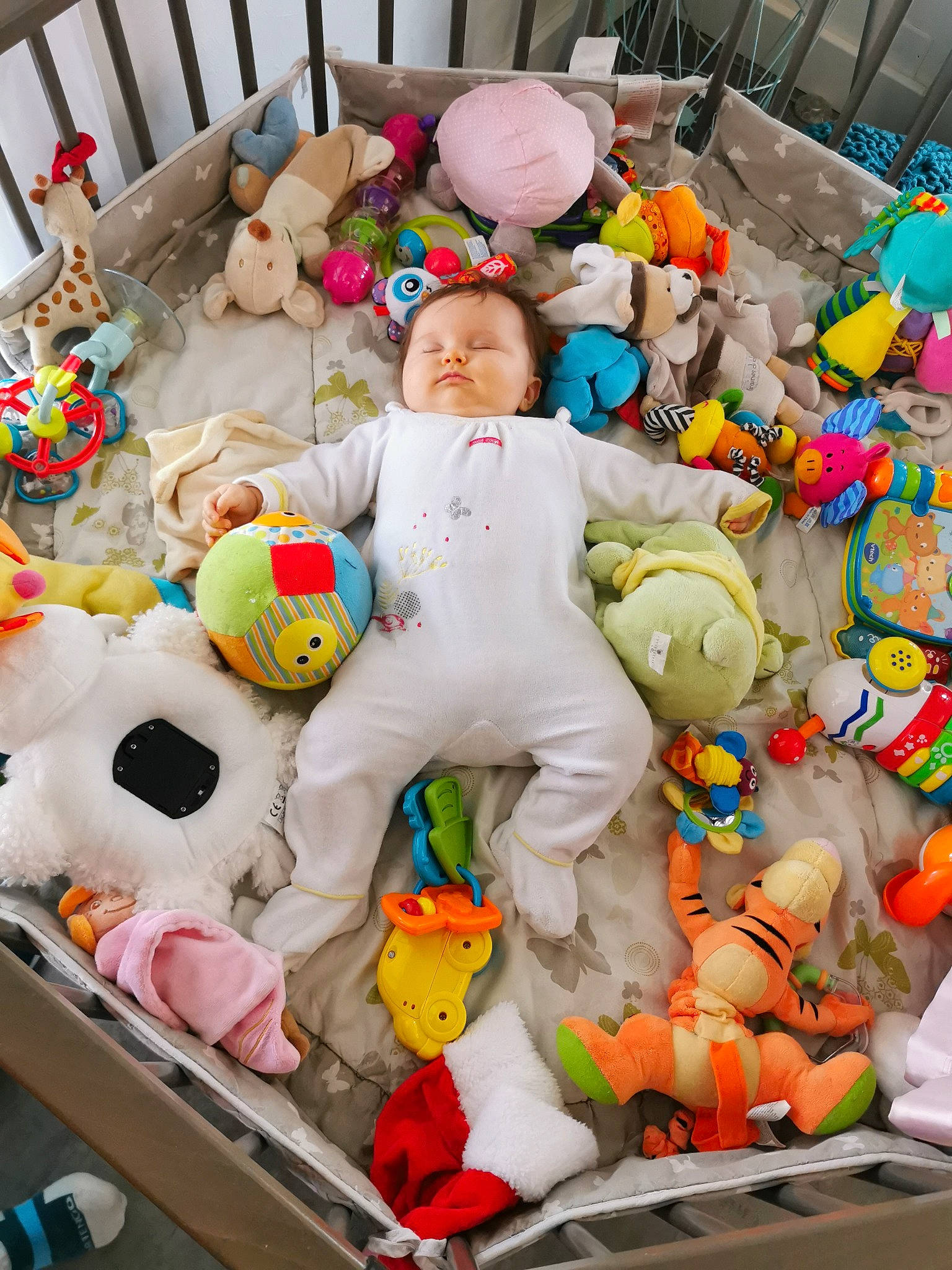 Camille participe au concours pour gagner de l'argent avec cette photo : baby_toys, ball, event, fun, fur, human_settlement, mammal, person, photograph, plastic, plush, product, public_space, room, snapshot, stuffed_toy, teddy_bear, textile, toy, white