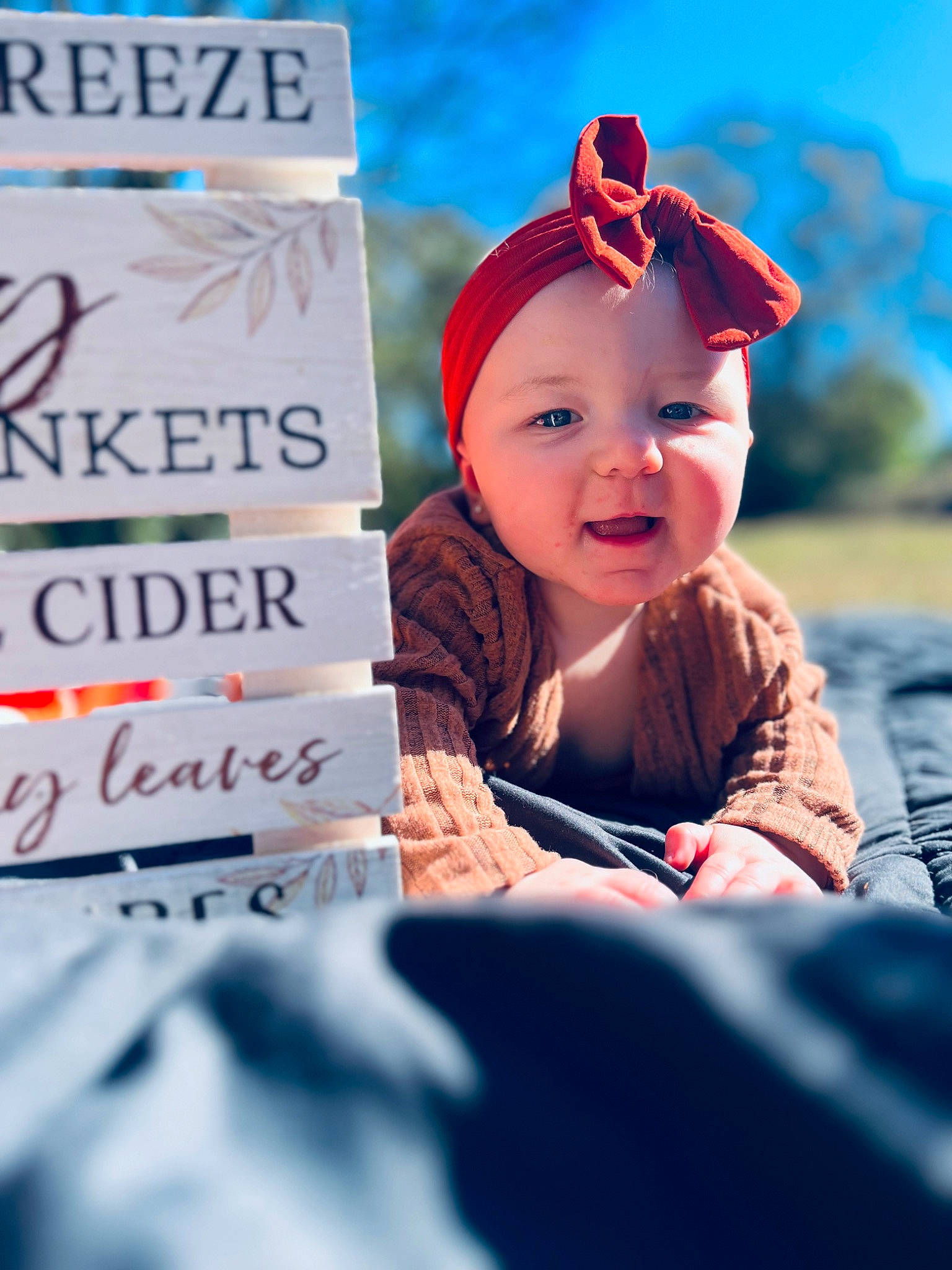 Gracelee joined the competition — help win amazing prizes! baby, baby_toddler_clothing, beanie, cap, child, cloud, electric_blue, eye, fashion_accessory, flash_photography, font, fun, happy, hat, headwear, leisure, person, portrait_photography, recreation, sky