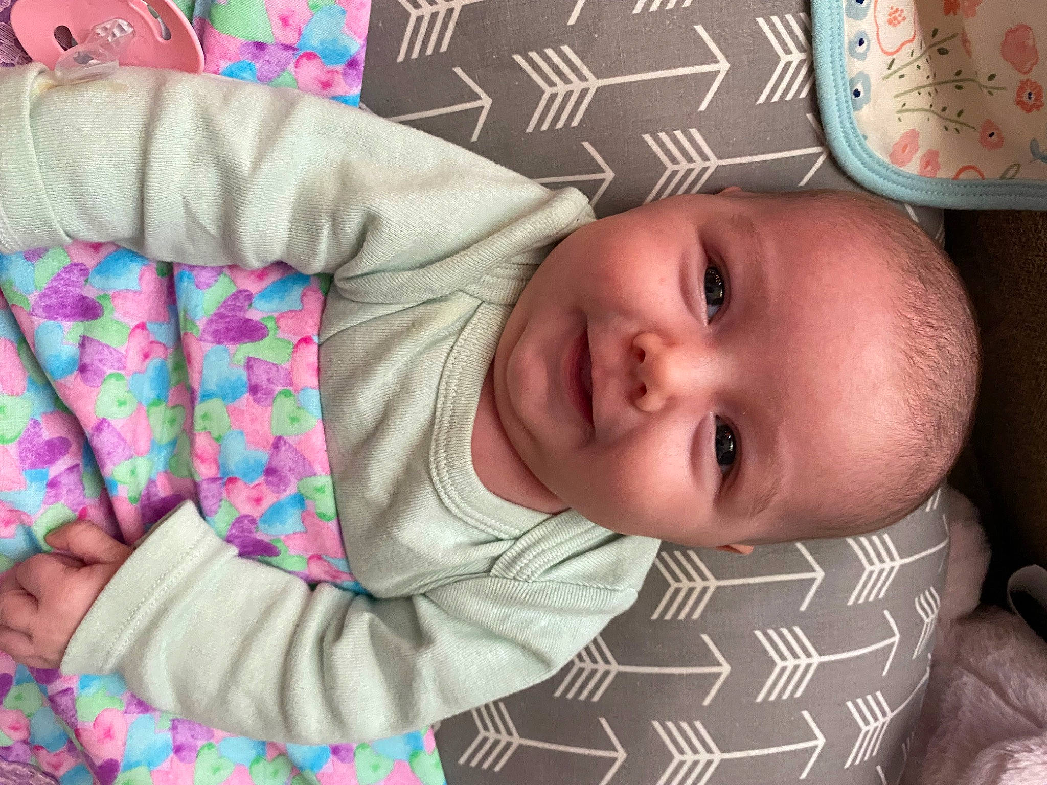 Kahlia is registered to the contest to win money with this photo: baby, baby_toddler_clothing, beauty, cheek, child, comfort, eye, face, facial_expression, head, iris, joy, lip, nose, people, person, pink, skin, sleeve, smile