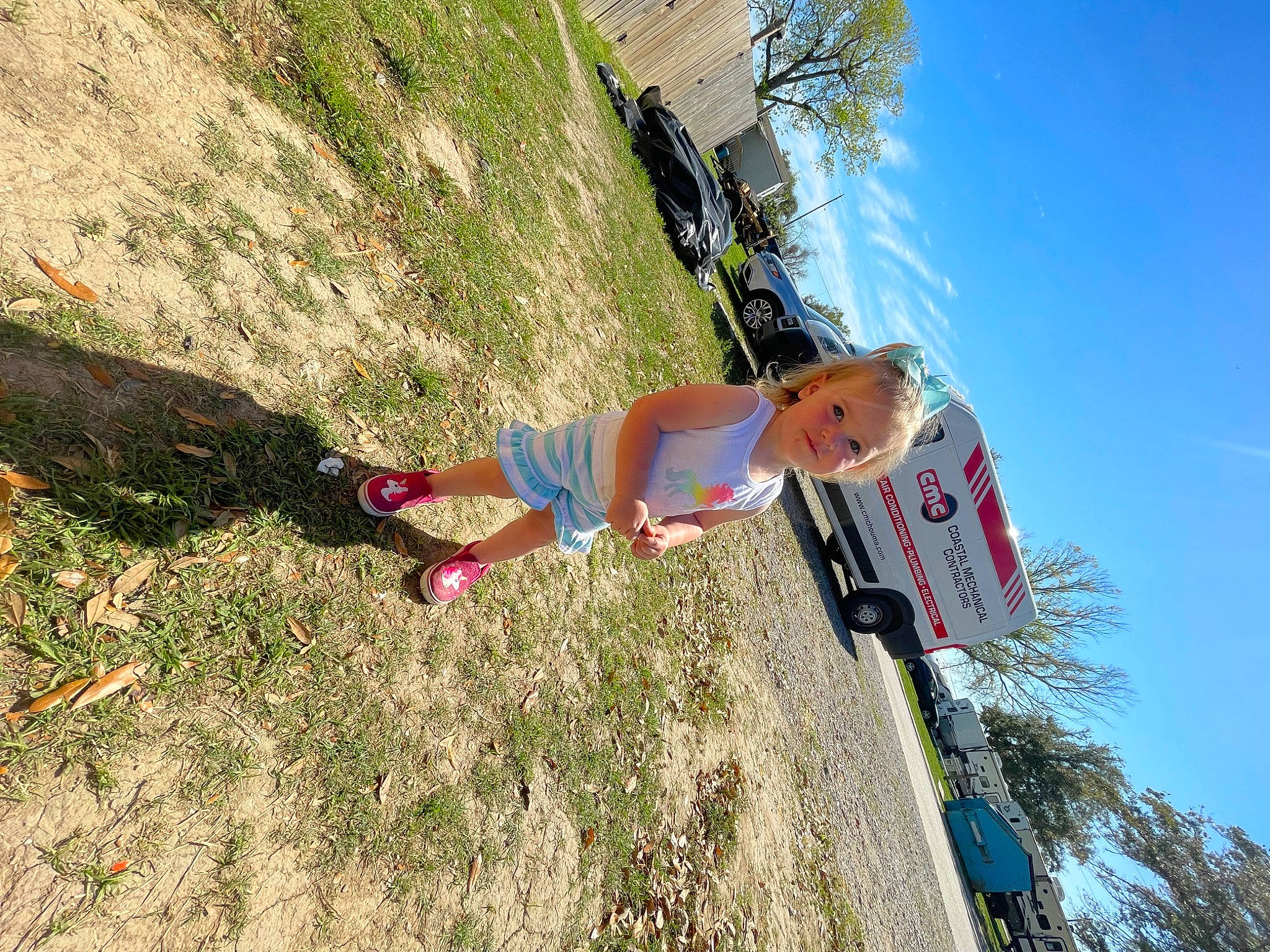 Kaileigh joined the competition — help win amazing prizes! adventure, fun, grass, happy, landscape, leisure, people_in_nature, person, plant, recreation, shadow, sky, slope, soil, sport_climbing, sunlight, toddler, travel, tree, vacation
