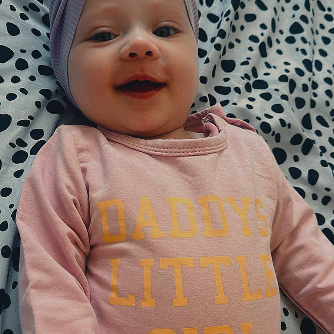 Jessica joined the competition — help win amazing prizes! accessories, applique, baby, bonnet, cap, clothing, face, hat, head, hood, knitwear, longsleeve, pants, pattern, person, photography, portrait, sweater, sweatshirt, t_shirt