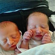Joy N Faith joined the competition — help win amazing prizes! newborn, baby, sleeping, infant, blanket, cute, peaceful, face, hand, soft, closeup, two, together, rest, child, portrait, indoors, human, newborn_clothing, peace
