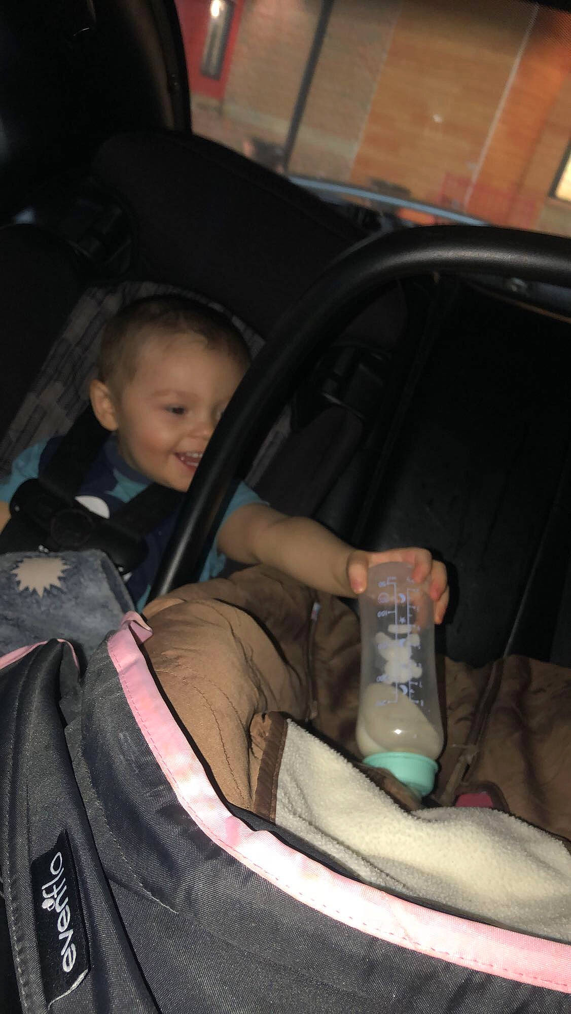 Derrick is registered to the contest to win money with this photo: auto_part, automotive_design, automotive_exterior, automotive_lighting, automotive_window_part, baby_carriage, car, car_seat, car_seat_cover, comfort, glass, hand, joy, motor_vehicle, person, seat_belt, steering_wheel, tints_and_shades, vehicle, vehicle_door