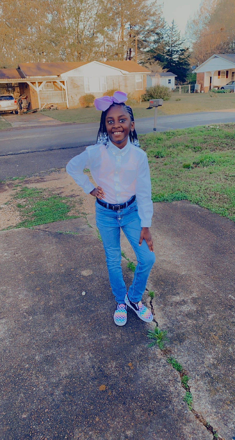 Hayven joined the competition — help win amazing prizes! asphalt, boot, cap, denim, electric_blue, grass, grassland, happy, joy, landscape, leisure, people_in_nature, person, plant, recreation, road, road_surface, sidewalk, smile, soil