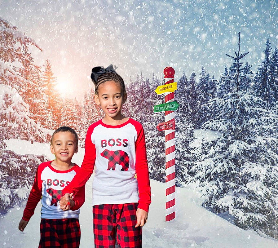 Niyah joined the competition — help win amazing prizes! freezing, fun, gesture, happy, holiday, joy, outerwear, people_in_nature, person, plant, recreation, red, shorts, sky, sleeve, smile, snow, t_shirt, tartan, toddler