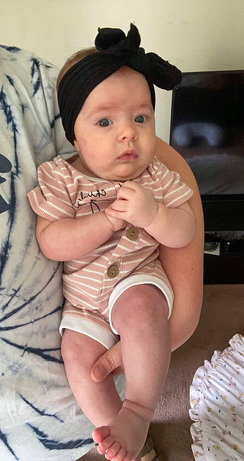 Aurora joined the competition — help win amazing prizes! arm, baby, baby_toddler_clothing, cap, cheek, comfort, eye, eyebrow, face, facial_expression, finger, flash_photography, headgear, headwear, leg, lip, neck, organ, person, skin