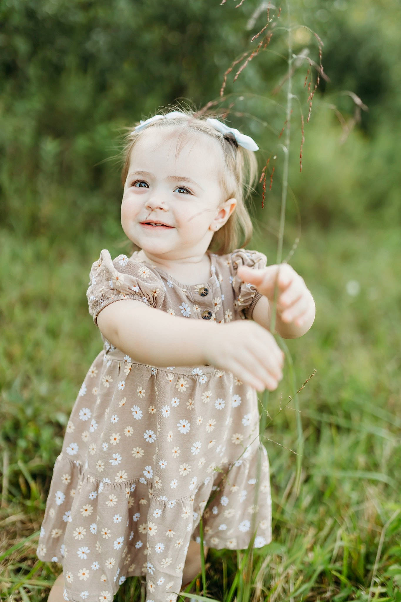 Aurora joined the competition — help win amazing prizes! baby, baby_toddler_clothing, blond, child, day_dress, dress, face, flash_photography, gesture, grass, grass_family, grassland, happy, joy, pattern, people_in_nature, person, plant, skin, sleeve