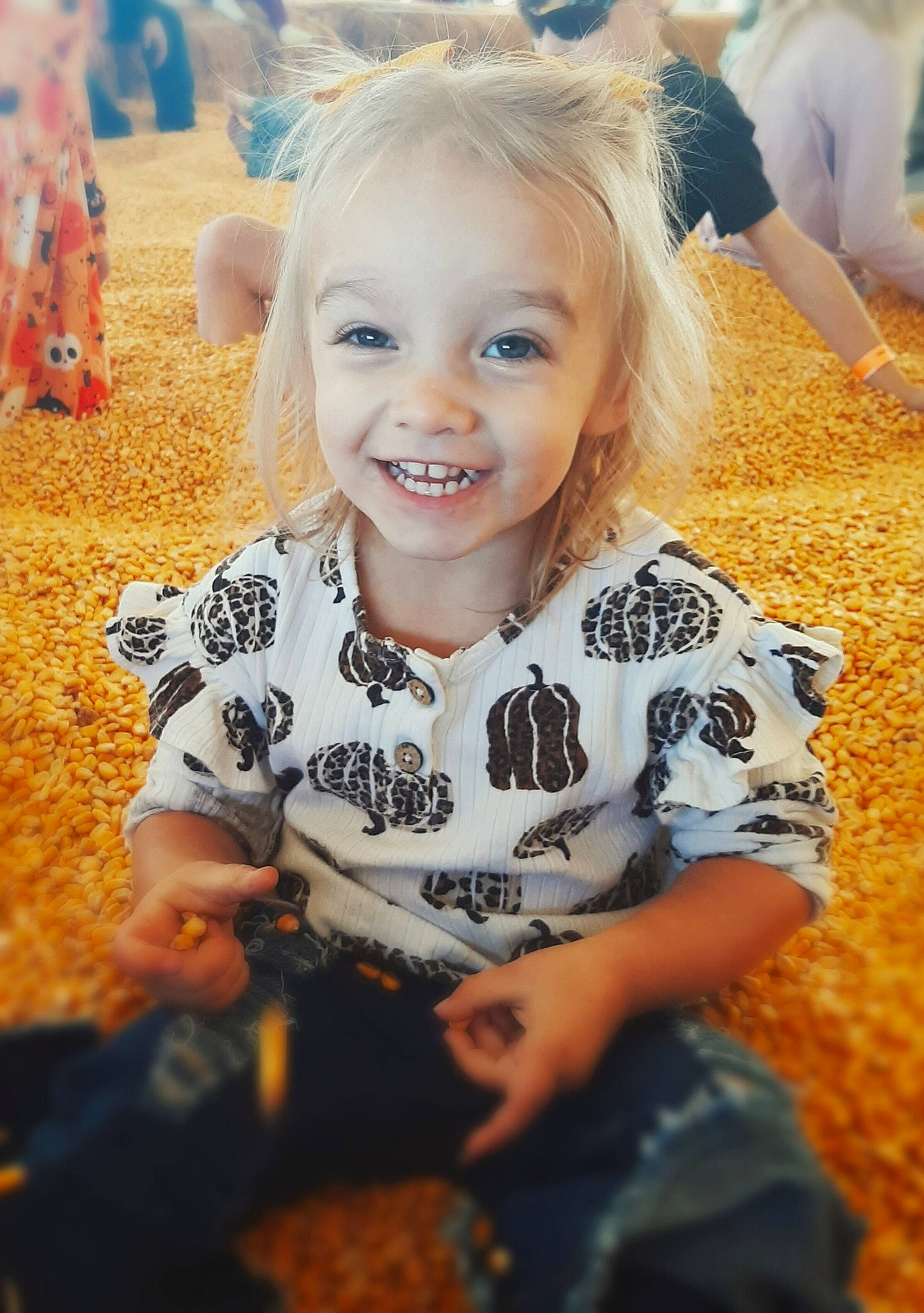 Maliya joined the competition — help win amazing prizes! blond, child, flash_photography, flooring, fun, grass, happy, joy, leisure, people_in_nature, person, photograph, play, portrait_photography, recreation, sitting, skin, sleeve, smile, soil