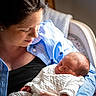 Arya participe au concours pour gagner de l'argent avec cette photo : woman, baby, newborn, sleeping, holding, blanket, indoor, portrait, love, care, family, mother, child, closeup, face, person, clothing, resting, gentle, comfort