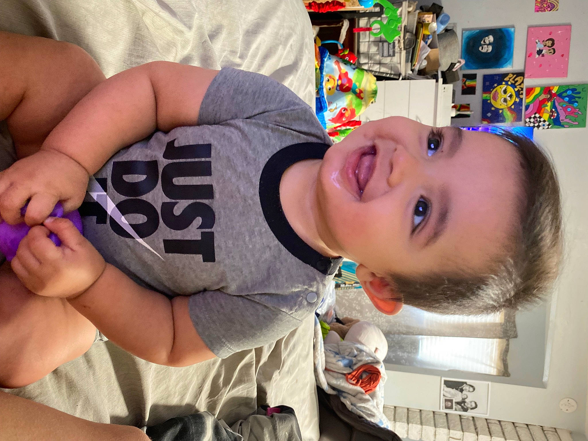 Daniel joined the competition — help win amazing prizes! baby, cheek, child, cool, ear, eyebrow, eyelash, finger, fun, gesture, happy, joy, mouth, nail, nose, person, sleeve, smile, t_shirt, thumb