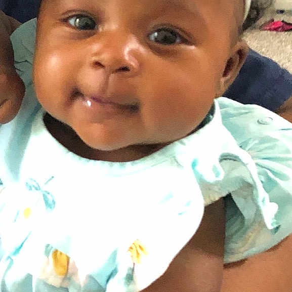 Kalina joined the competition — help win amazing prizes! baby, baby_toddler_clothing, bib, camera, cheek, child, ear, eyebrow, eyelash, face, fun, happy, iris, lip, mouth, nose, skin, sleeve, smile, toddler