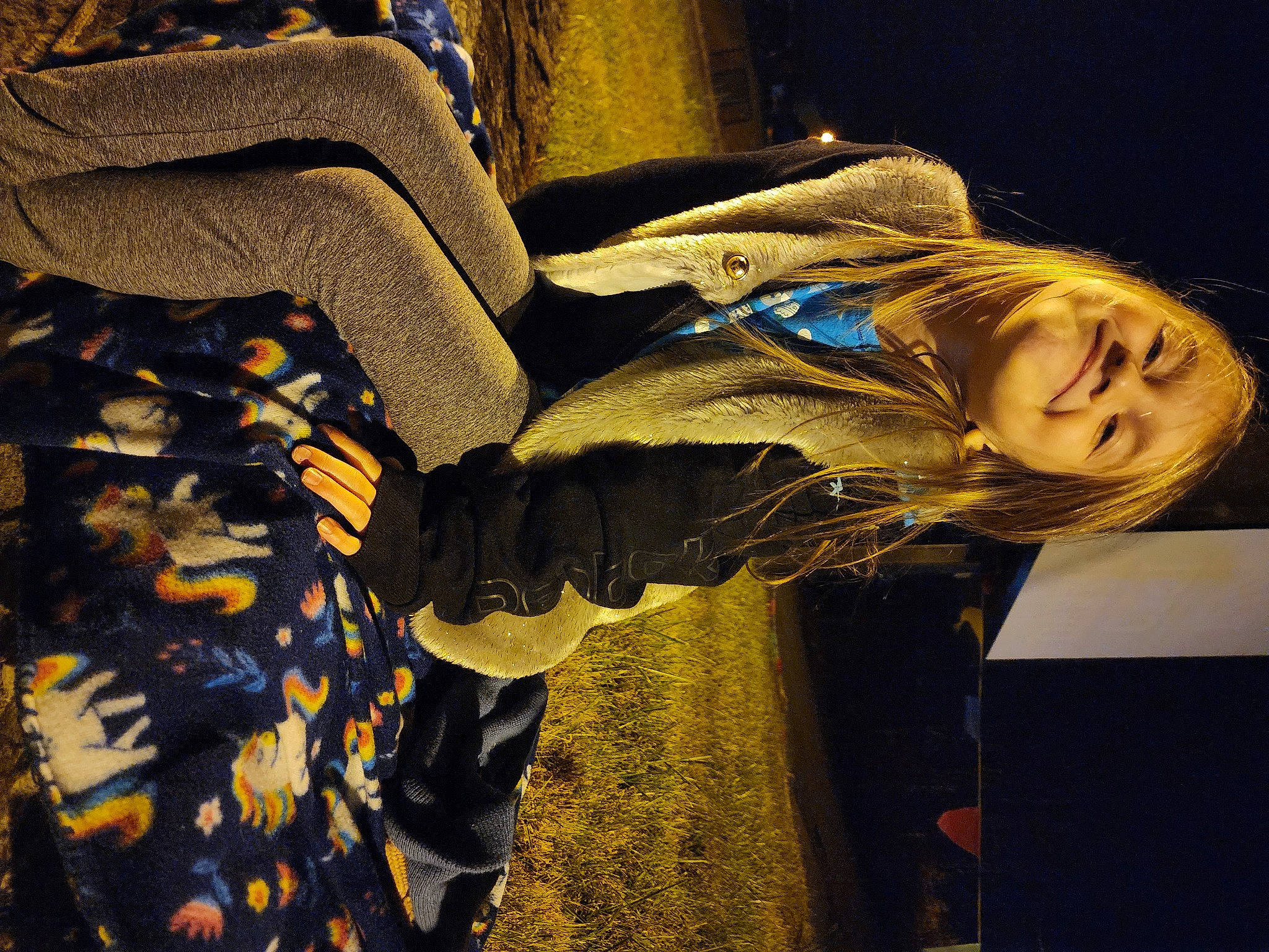 Kelsea joined the competition — help win amazing prizes! darkness, elbow, electric_blue, entertainment, event, fashion_accessory, fashion_design, flash_photography, fun, fur, gesture, glove, hat, human_leg, joy, night, pattern, person, personal_protective_equipment, sitting