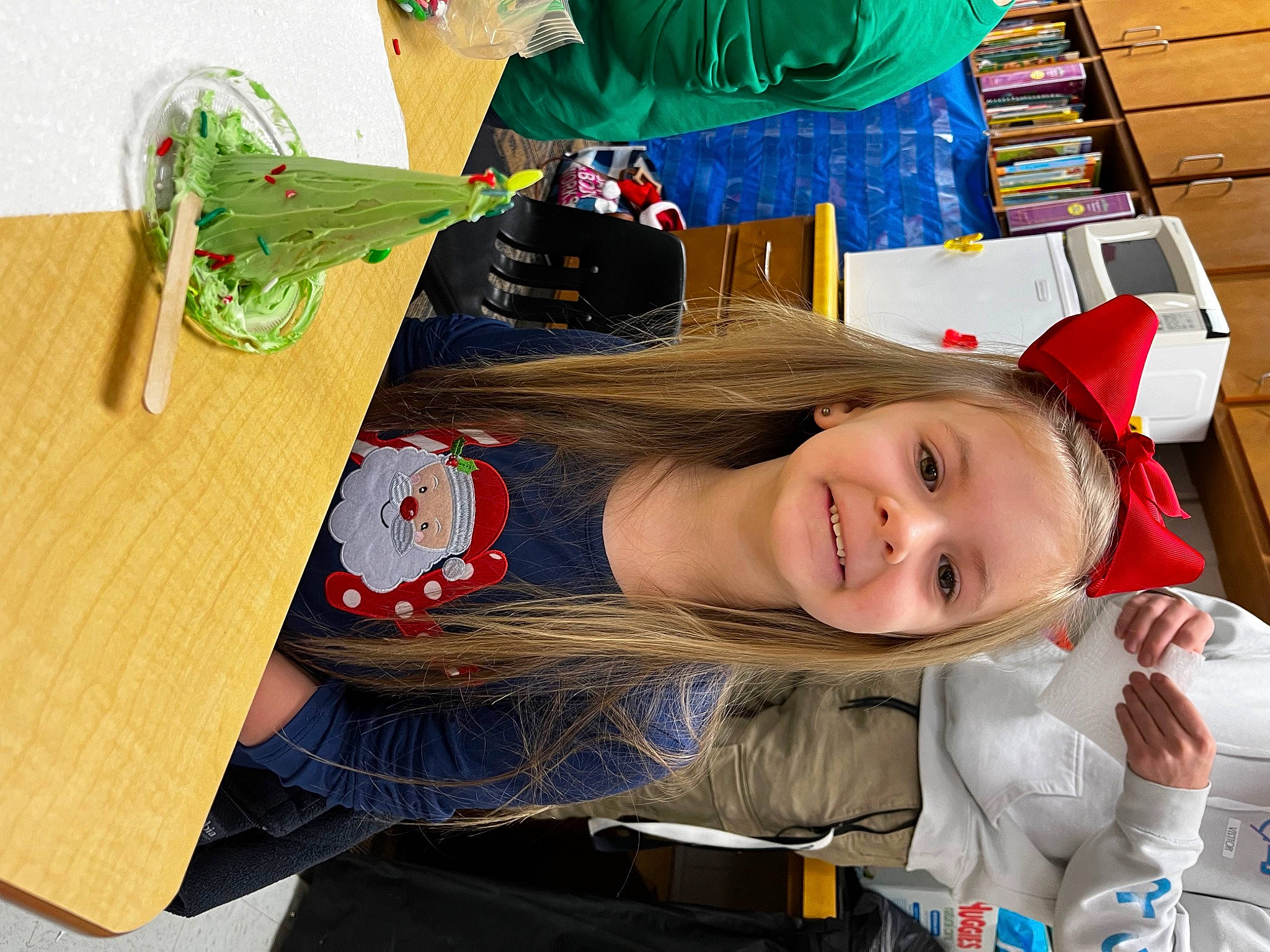 Henslee joined the competition — help win amazing prizes! arthropod, butterfly, child, costume, fashion_accessory, fun, happy, insect, joy, leisure, moths_and_butterflies, person, plastic, play, pollinator, room, sitting, smile, toddler, vacation