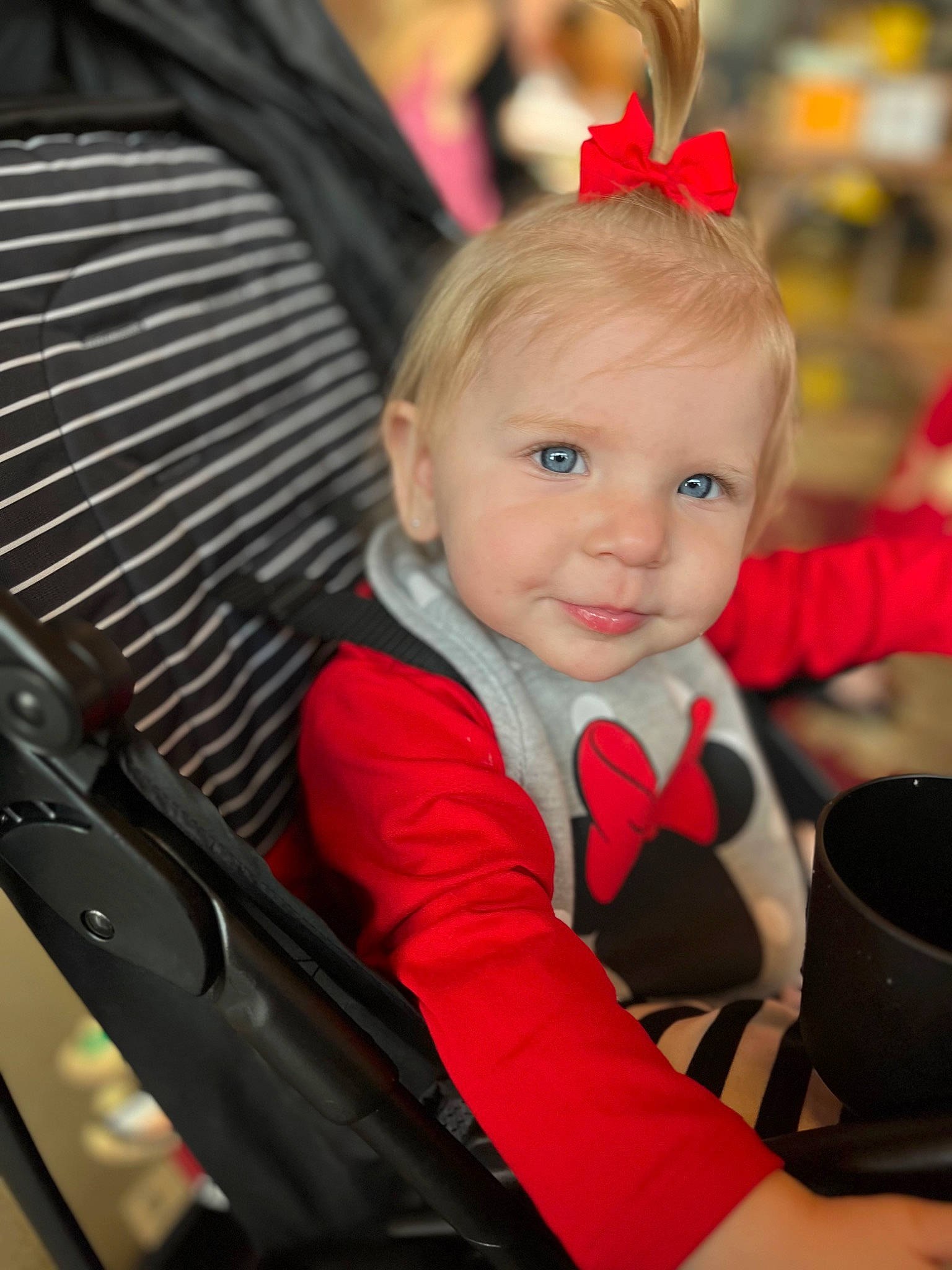 Oaklynn joined the competition — help win amazing prizes! auto_part, automotive_design, automotive_exterior, baby, baby_carriage, baby_products, cheek, child, event, facial_expression, fun, happy, iris, joy, motor_vehicle, person, product, sitting, skin, steering_wheel