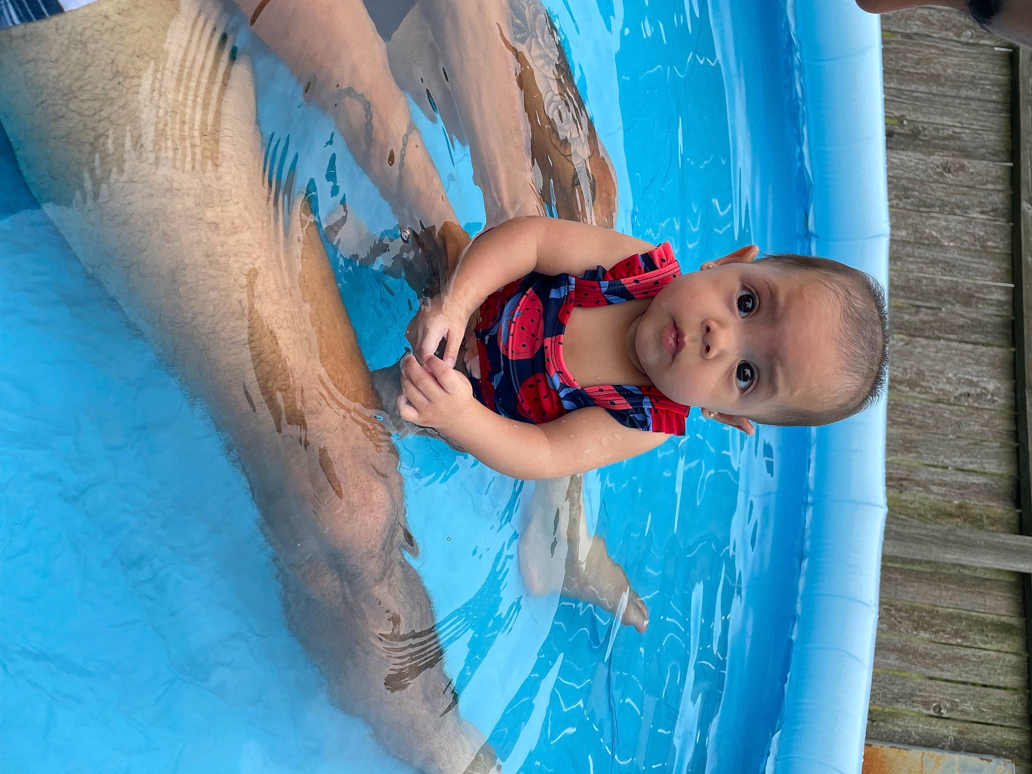 Kailani is registered to the contest to win money with this photo: aqua, azure, baby, bathing, blue, chest, child, elbow, electric_blue, fun, happy, human_body, leisure, muscle, person, recreation, swimming_pool, swimwear, thigh, toddler