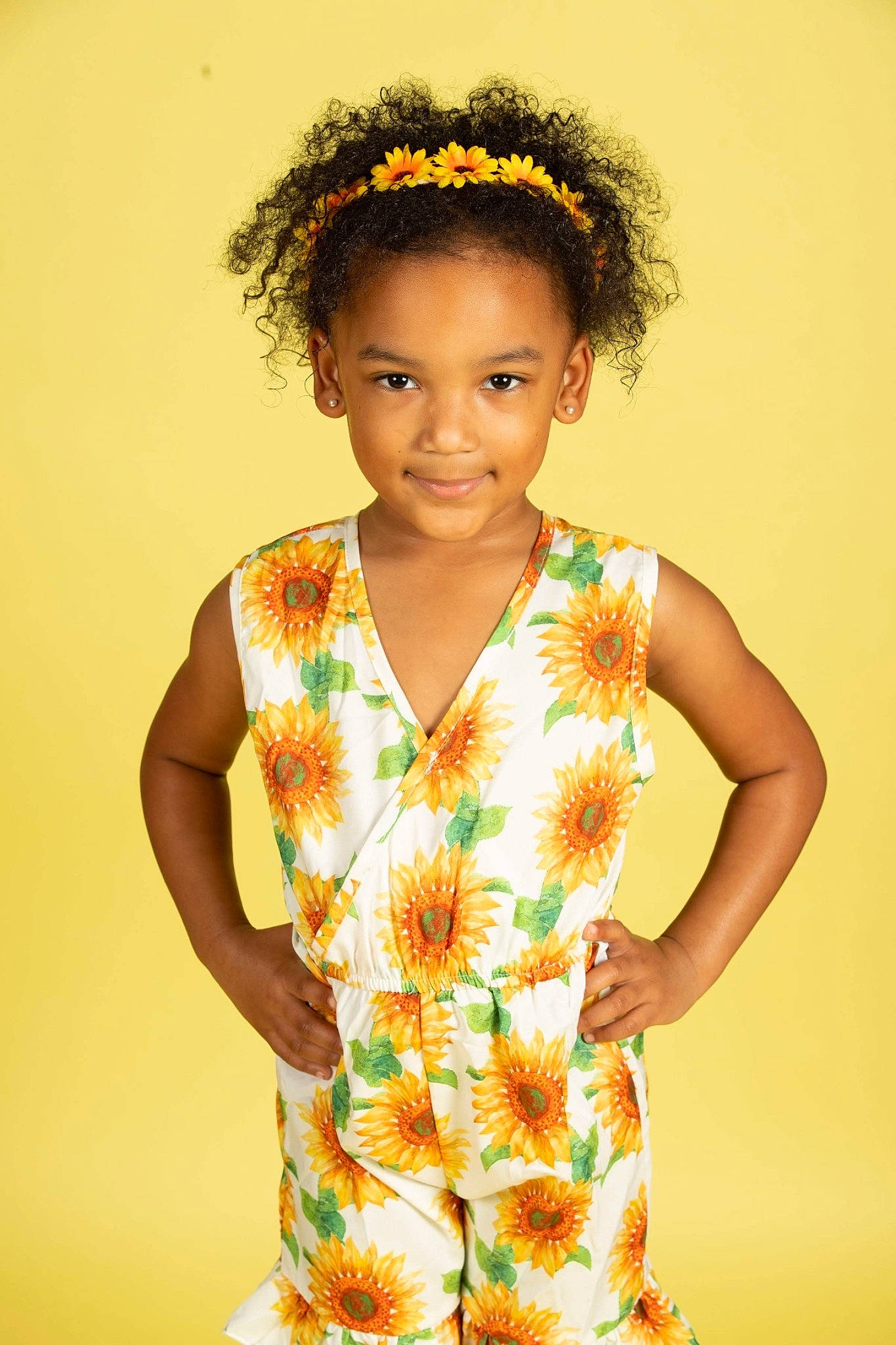 Tru joined the competition — help win amazing prizes! afro, child_model, day_dress, hair_accessory, hairstyle, human_body, jheri_curl, joy, nightwear, one_piece_garment, person, ringlet, s_curl, style, yellow