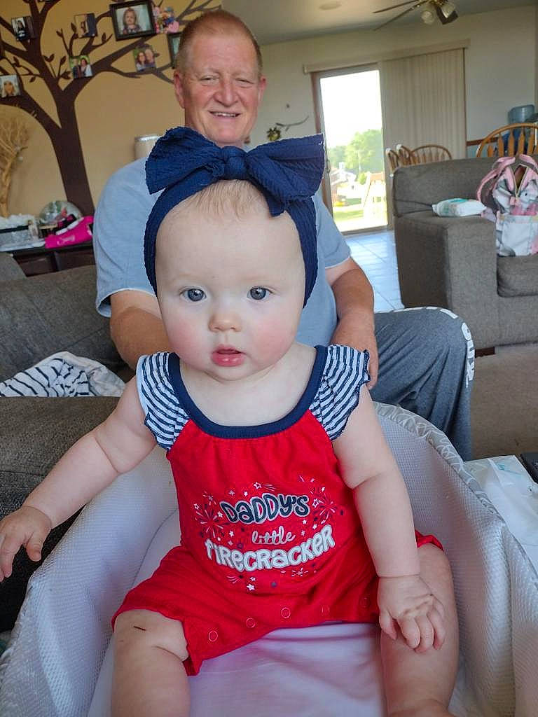 Kendall is registered to the contest to win money with this photo: baby, baby_toddler_clothing, beauty, child, facial_expression, fun, hairstyle, happy, iris, joint, joy, lap, leisure, organ, person, shorts, skin, smile, t_shirt, thigh