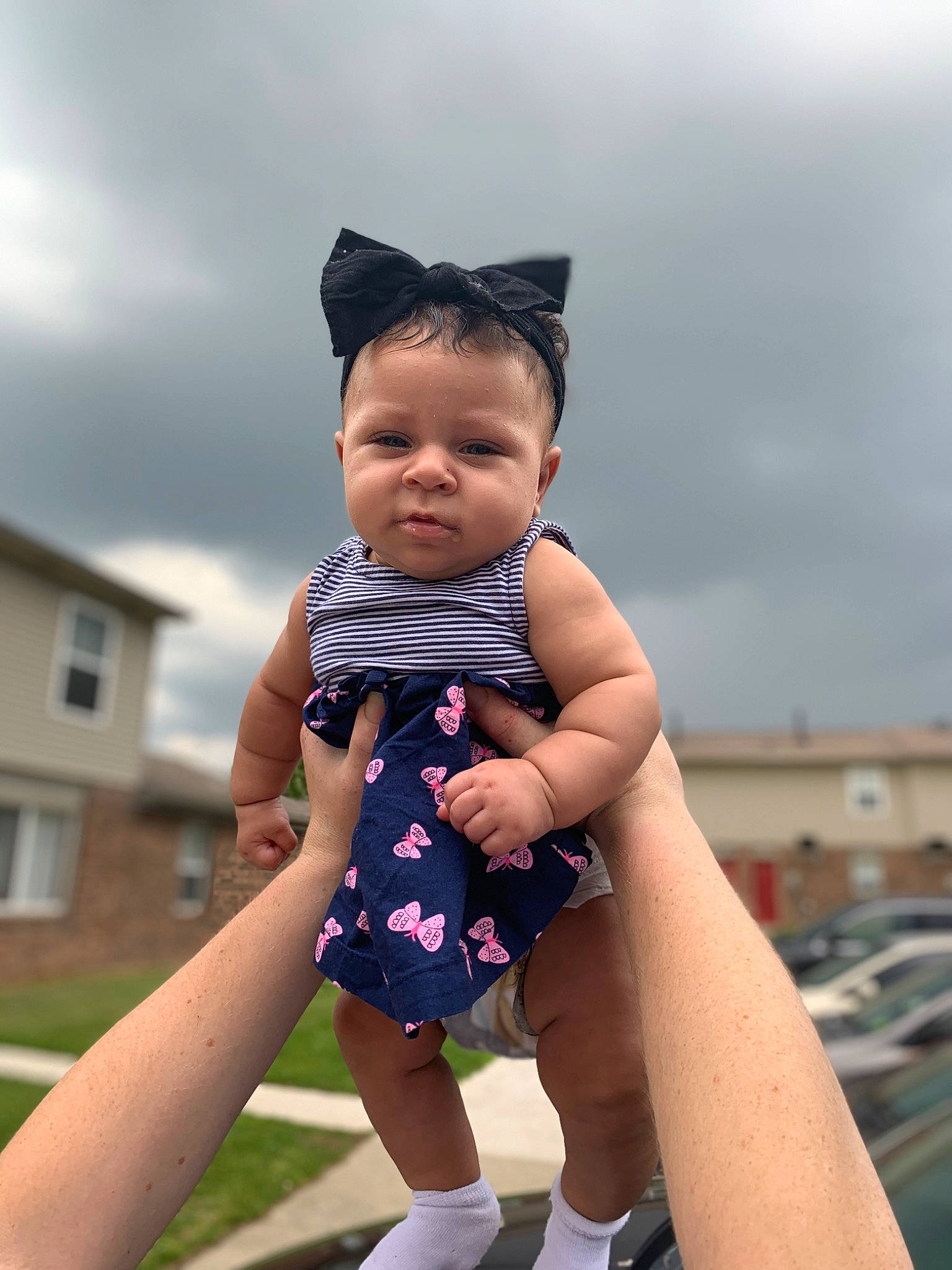 Azariea joined the competition — help win amazing prizes! arm, baby, baby_toddler_clothing, child, cloud, electric_blue, finger, fun, gesture, hand, happy, hat, human_leg, leisure, nail, person, sky, thigh, thumb, toddler