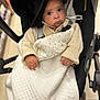 Tiwayn a rejoint le concours — aidez-le/la à gagner de superbes lots ! baby, bodypart, bonnet, cap, car, car_interior, clothing, coat, face, finger, hand, hat, head, hood, hoodie, knitwear, person, stroller, sweater, sweatshirt