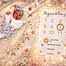 Léana a rejoint le concours — aidez-le/la à gagner de superbes lots ! baby, infant, blanket, plush_toy, bunny, rainbow, stars, butterflies, flowers, milestone_blanket, numbers, headband, cute, soft_toys, decorations, sleeping, cozy, pink, white, child
