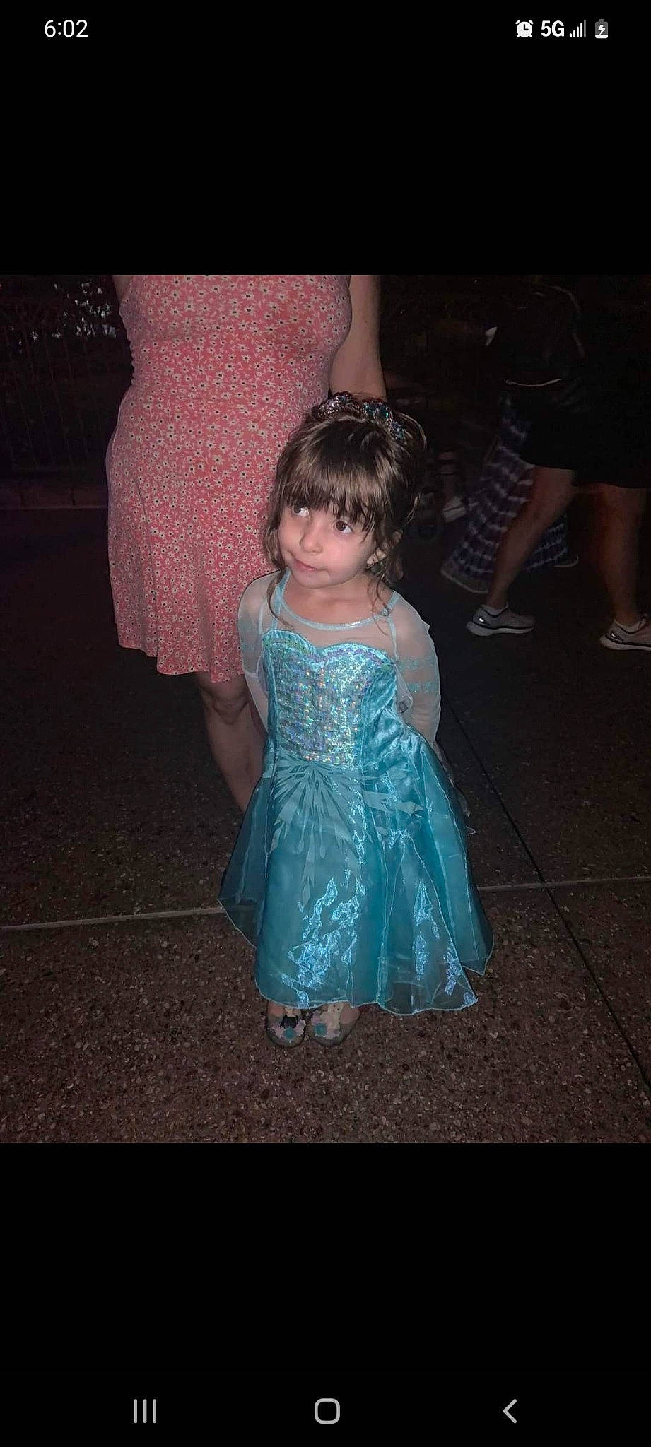 Savana joined the competition — help win amazing prizes! darkness, day_dress, dress, embellishment, entertainment, event, fashion_design, flash_photography, flooring, formal_wear, fun, gown, happy, human_leg, leg, magenta, one_piece_garment, person, sandal, toddler