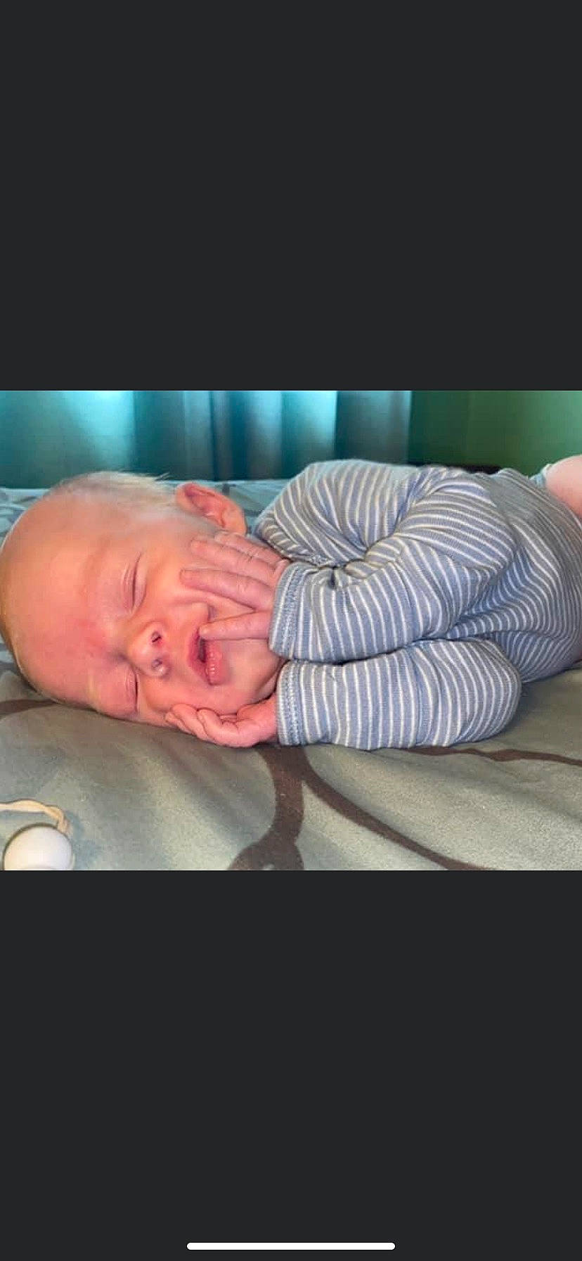 Lucas joined the competition — help win amazing prizes! bedding, child, cloud, comfort, couch, darkness, finger, flesh, foot, gesture, human_leg, linens, love, mouth, nap, person, room, sitting, sportswear, wood