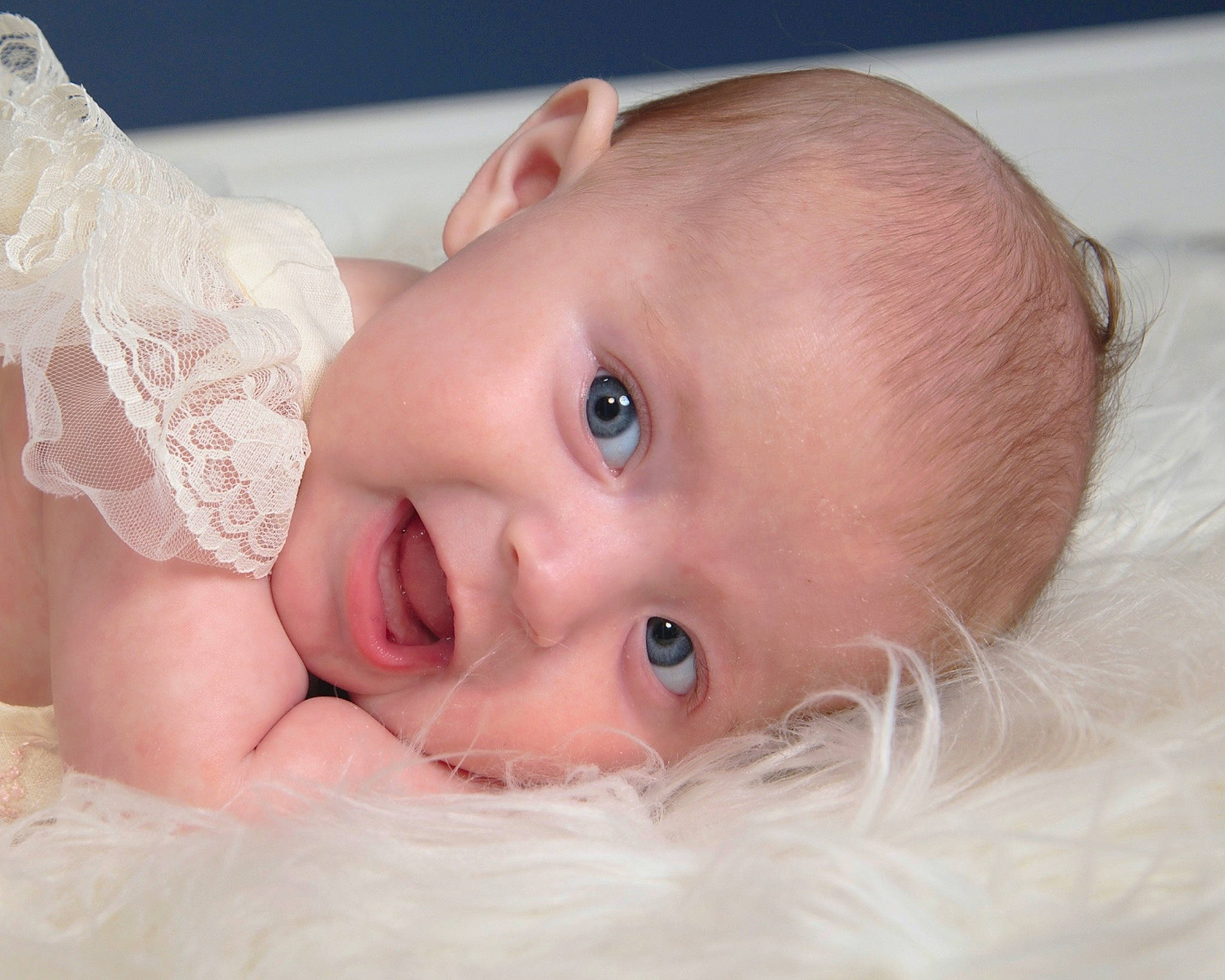 Heaven joined the competition — help win amazing prizes! baby, baby_toddler_clothing, cheek, close_up, ear, eye, eyebrow, eyelash, flash_photography, hair_accessory, happy, headband, headgear, headpiece, iris, lip, nose, person, skin, smile