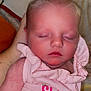 Cora is registered to the contest to win money with this photo: baby, sleeping, infant, pink_clothing, minnie_mouse, hand, person, cute, peaceful, soft_light, blanket, closeup, newborn, child, portrait, resting, indoor, toddler, sleep, adorable