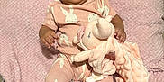 Khyalin is registered to the contest to win money with this photo: baby, blanket, bonnet, child, clothing, comfort, cute, elephant, expression, indoors, infant, pajamas, person, pink, plush_toy, portrait, seated, socks, soft_texture, toy