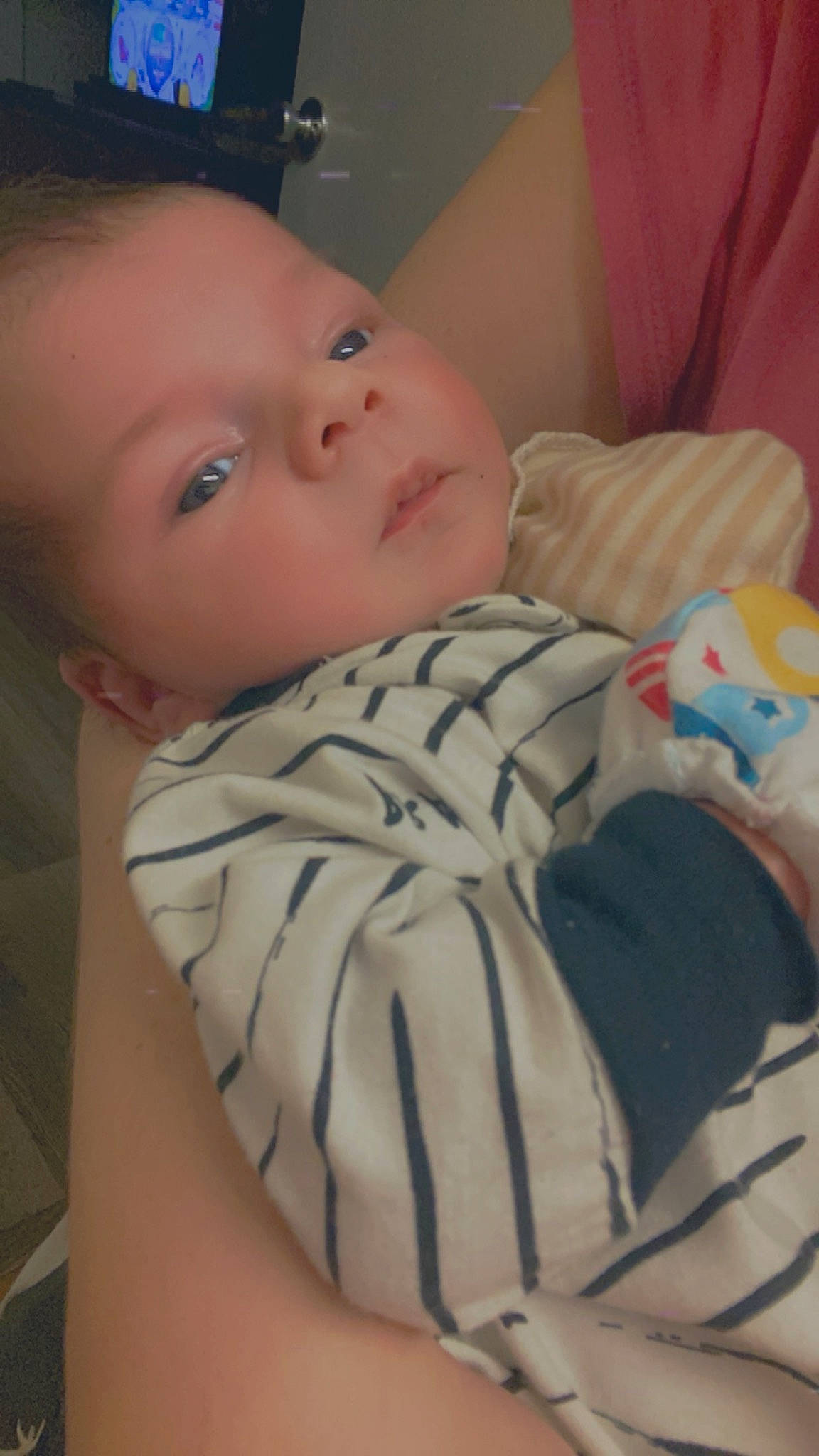 Christian joined the competition — help win amazing prizes! baby, baby_sleeping, baby_toddler_clothing, cheek, child, comfort, eye, eyebrow, eyelash, human_body, iris, lip, mouth, neck, nose, pattern, person, skin, sleeve, textile