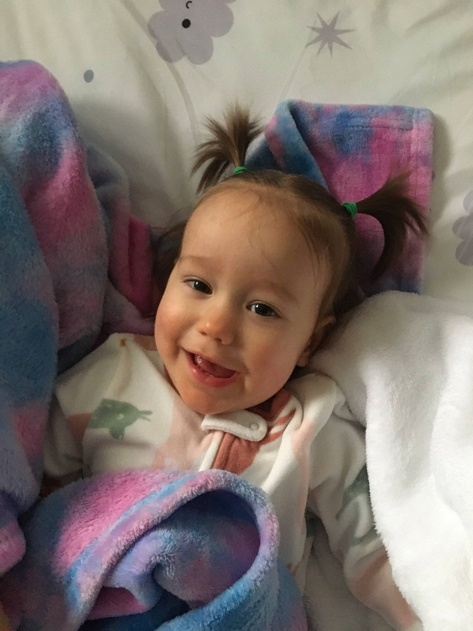 Kaylise joined the competition — help win amazing prizes! baby, baby_products, cheek, child, comfort, eye, fun, hair, happy, head, iris, joy, linens, mouth, nose, person, pink, sitting, skin, smile