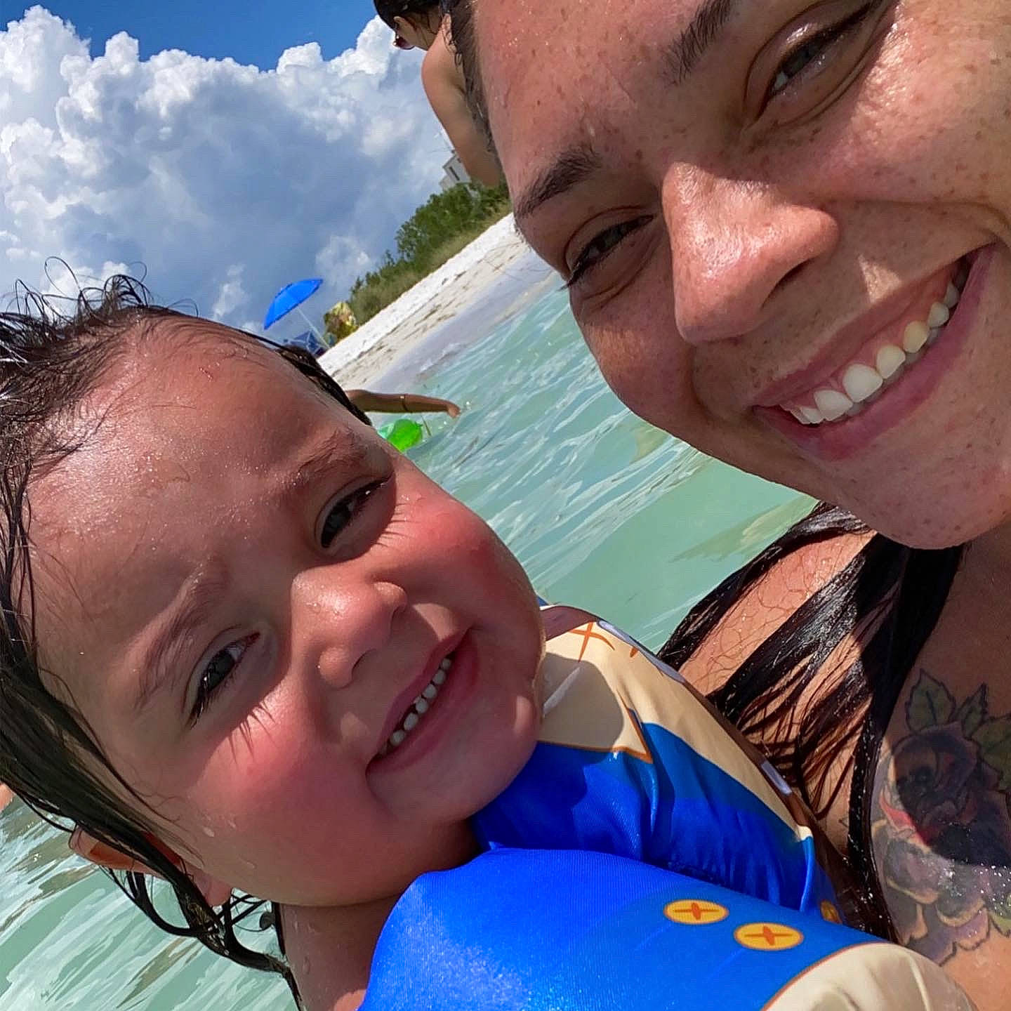 Joseph is registered to the contest to win money with this photo: baby, child, cloud, eye, face, facial_expression, fun, happy, head, joy, leisure, lip, love, nose, people, person, photography, selfie, sky, smile