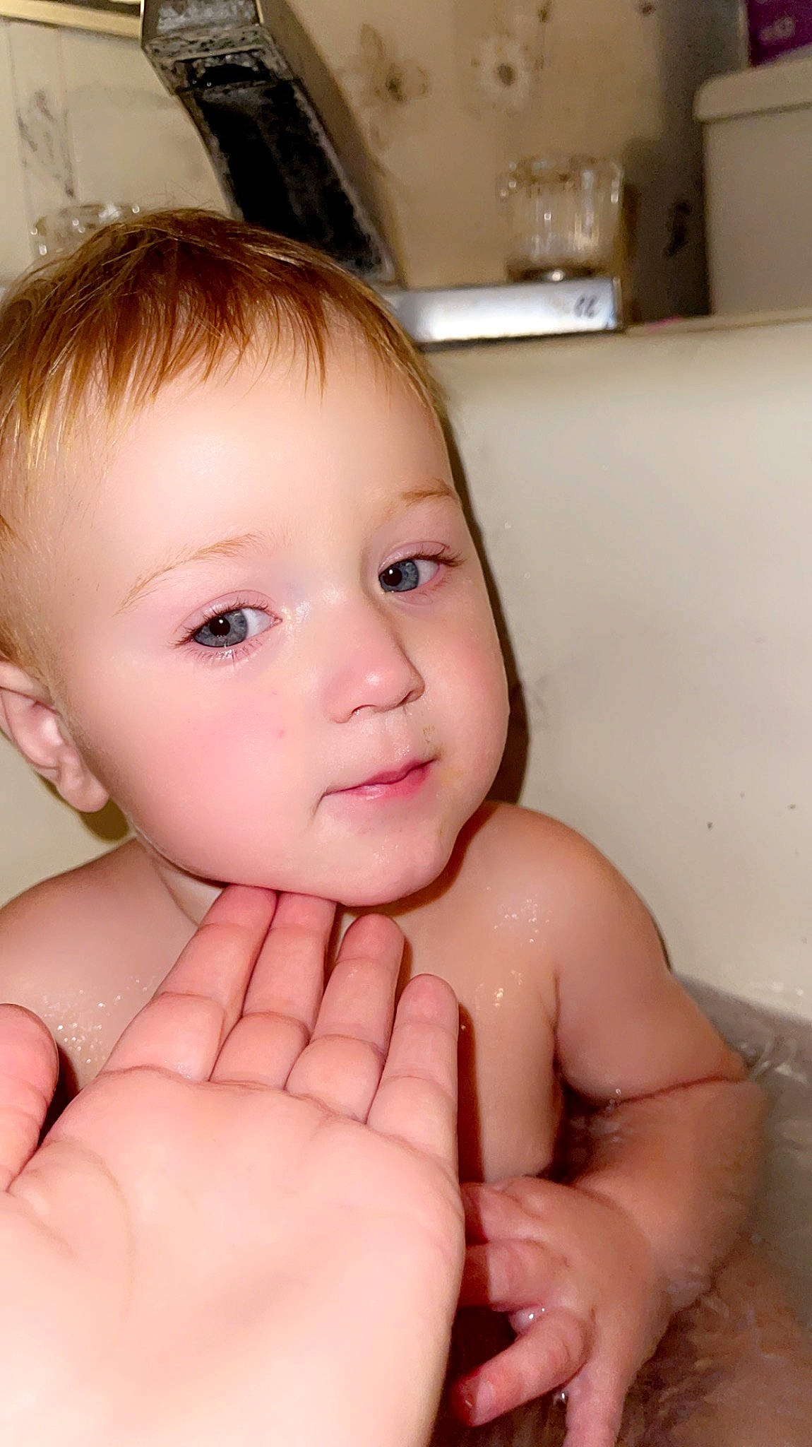 Layne joined the competition — help win amazing prizes! arm, cheek, chin, ear, eyebrow, eyelash, face, finger, gesture, hair, head, human_body, iris, jaw, lip, mouth, neck, nose, person, skin