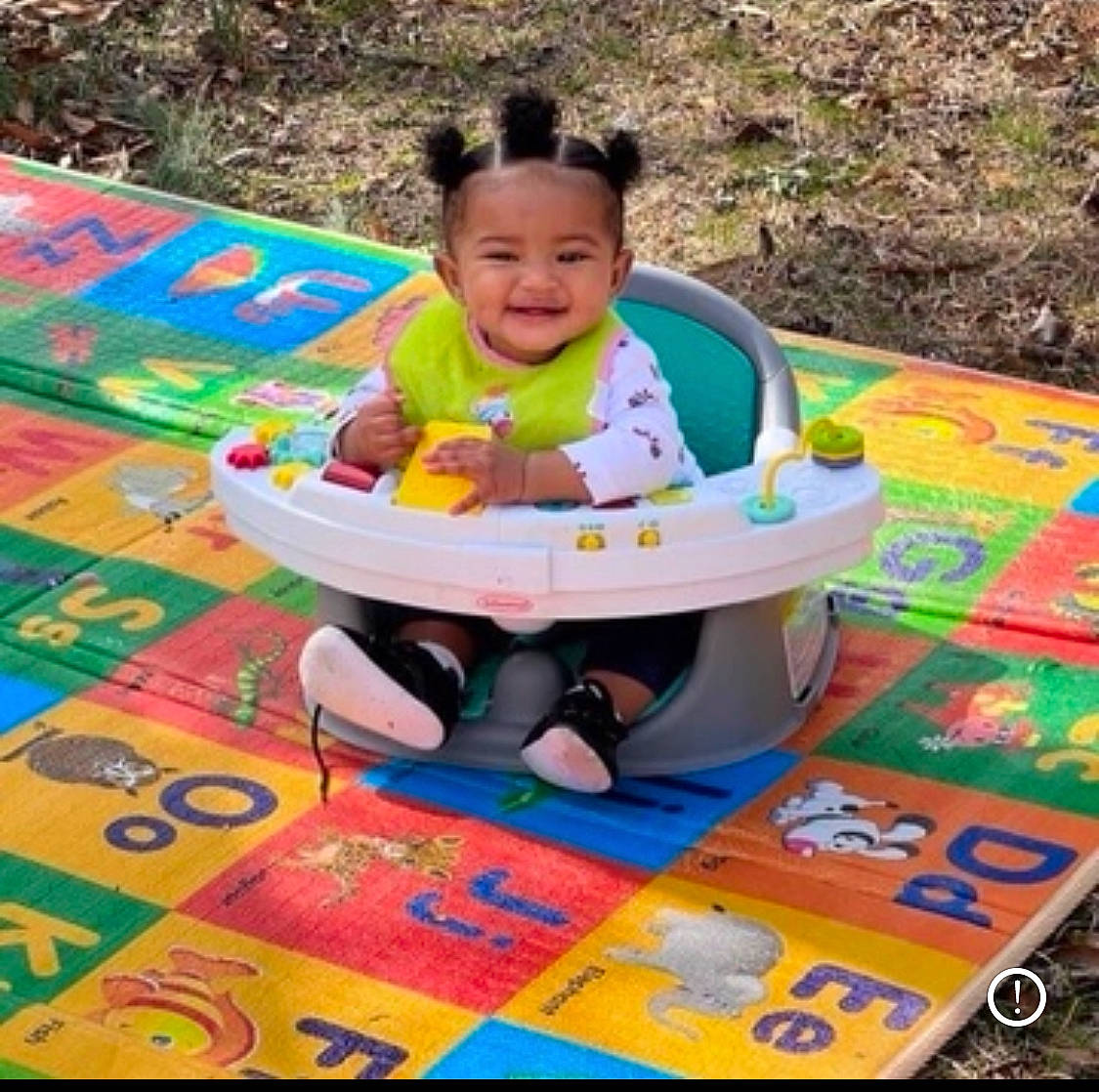 Zhavia is registered to the contest to win money with this photo: baby, baby_playing_with_toys, baby_products, baby_toddler_clothing, baby_toys, child, flooring, fun, grass, happy, headwear, joy, leisure, person, play, recreation, sharing, sitting, smile, toddler
