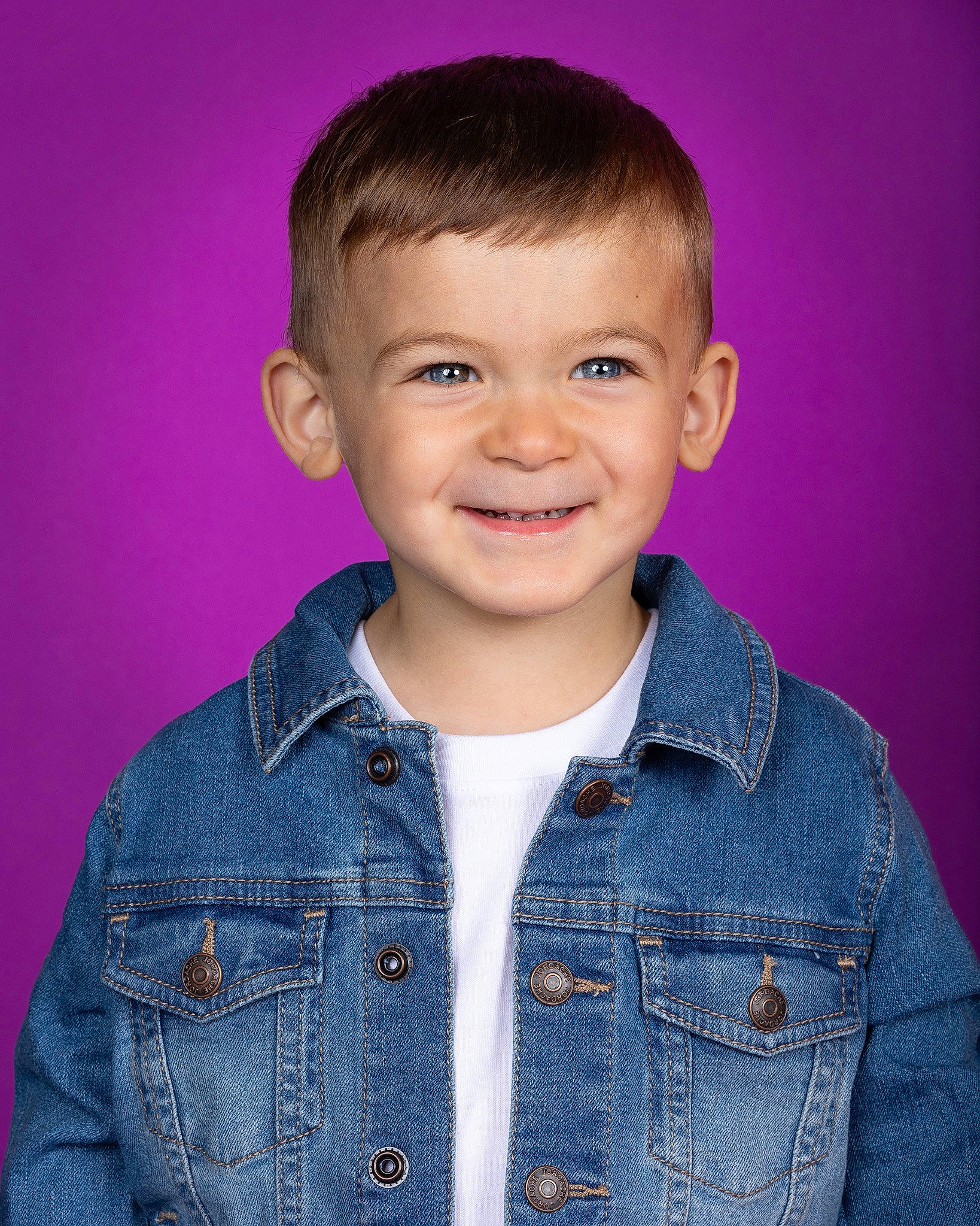 Kolton joined the competition — help win amazing prizes! baby_toddler_clothing, cheek, chin, clothing, collar, cool, dress_shirt, fashion, flash_photography, happy, joy, neck, nose, organ, outerwear, person, skin, sleeve, smile, standing
